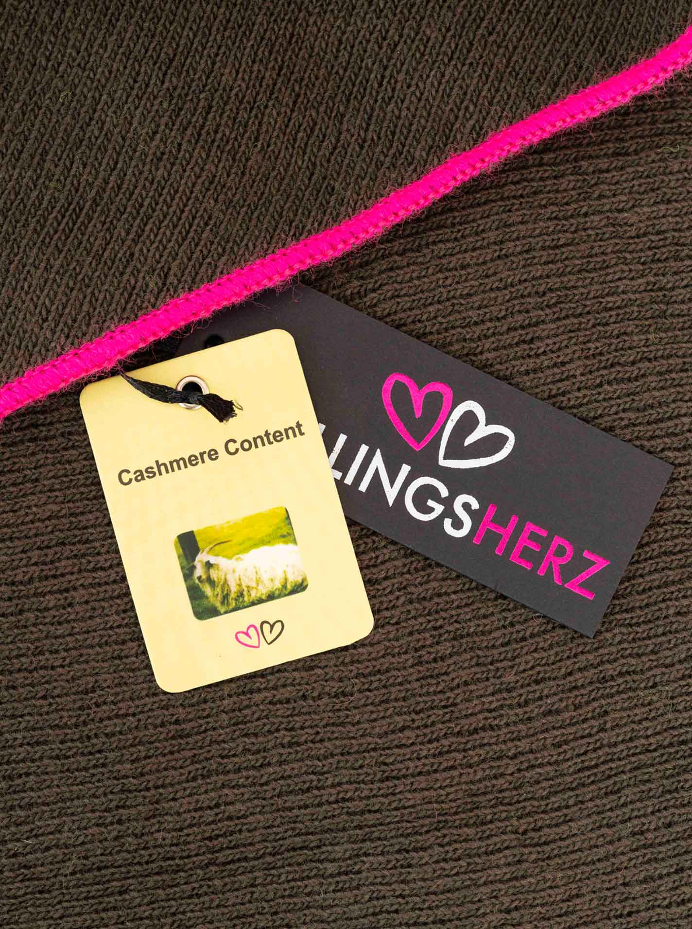 Dreieckstücher Cashmere Mix "Neon Line"