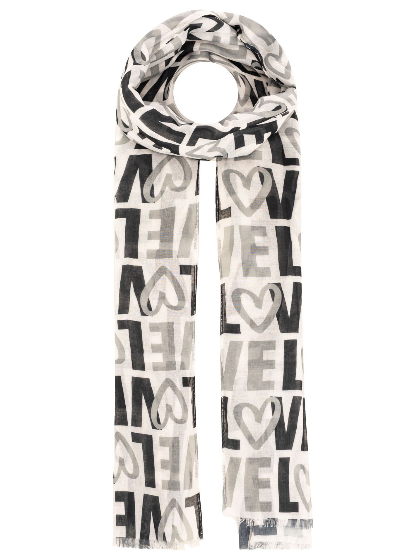 Schal Viskose "Love Love"