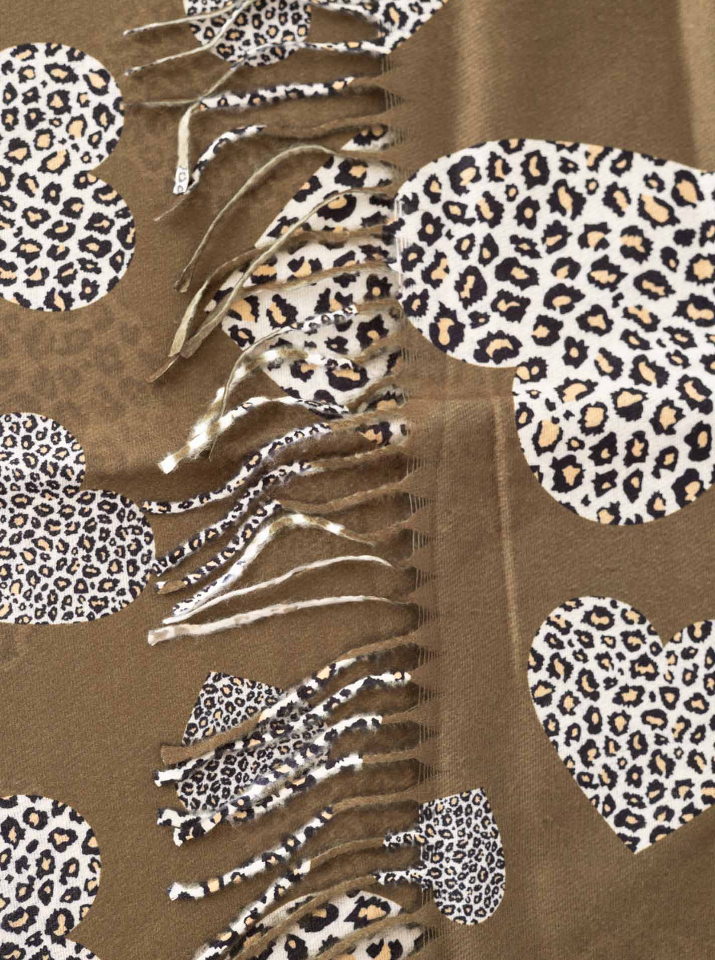 Schal Digital Print "Leo Herz"