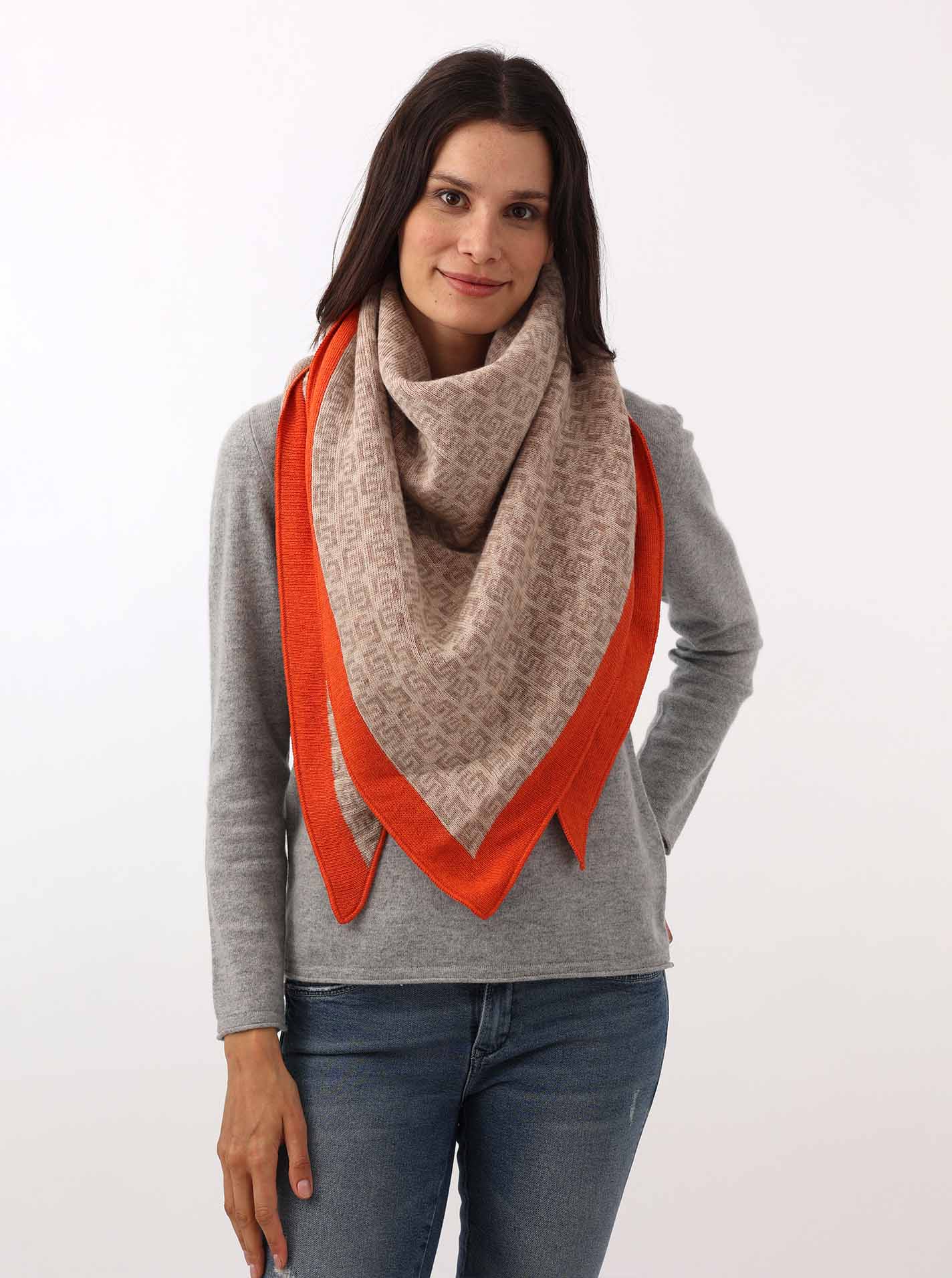 Dreieckstuch Cashmere "Winter Twist 2"