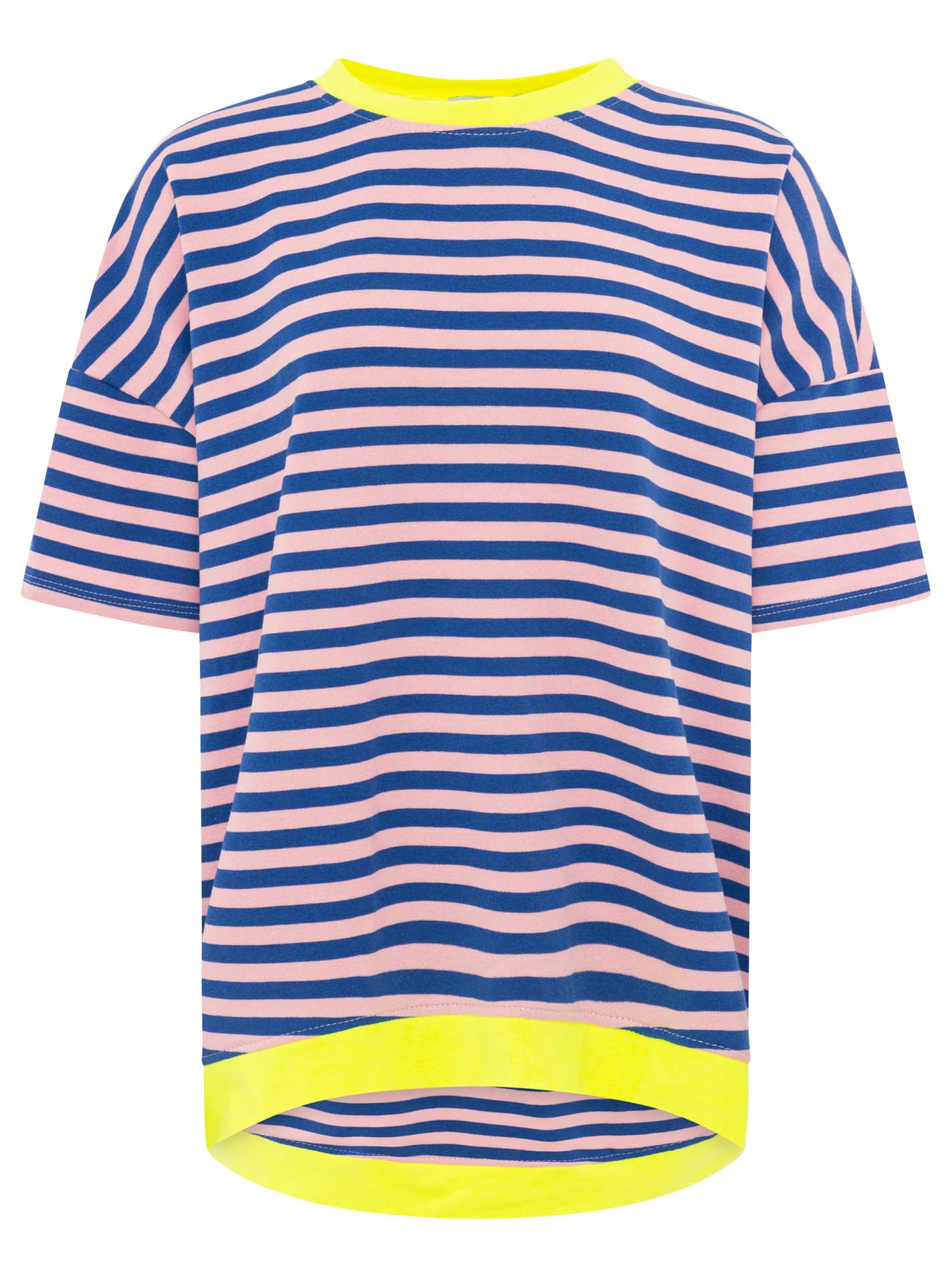 Oversize Shirts "Neon Streifen"