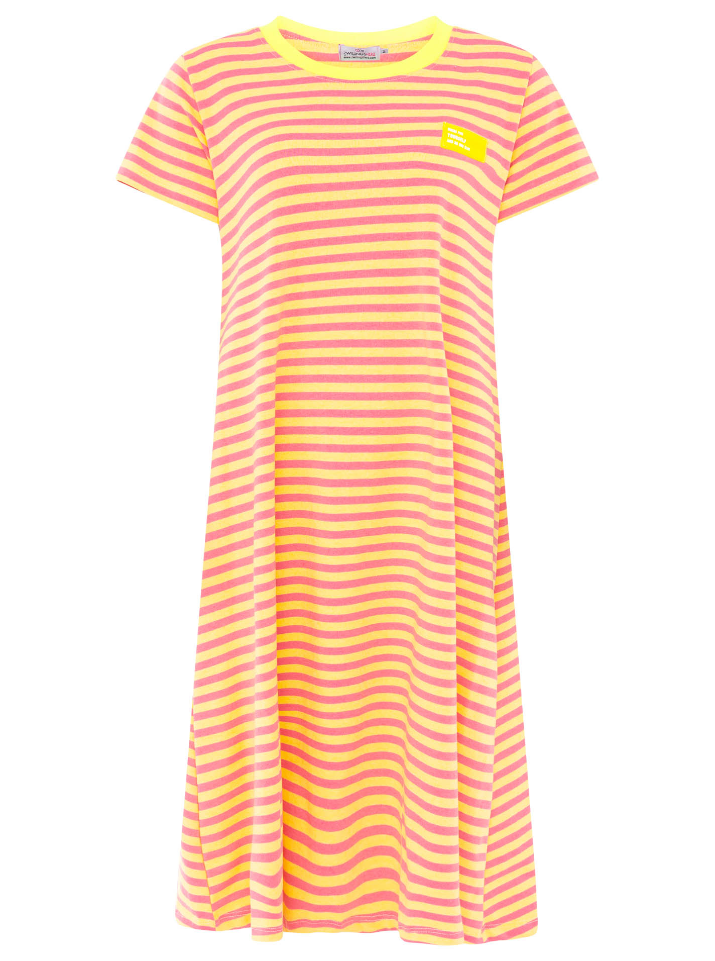 Sweat Kleid "Neon Streifen"