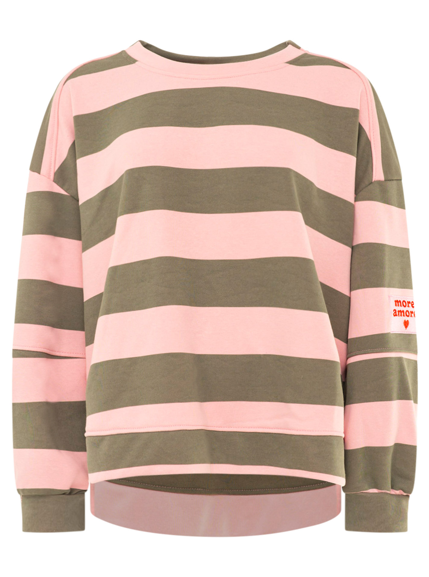 Oversize Sweatshirts "Herbststreifen"