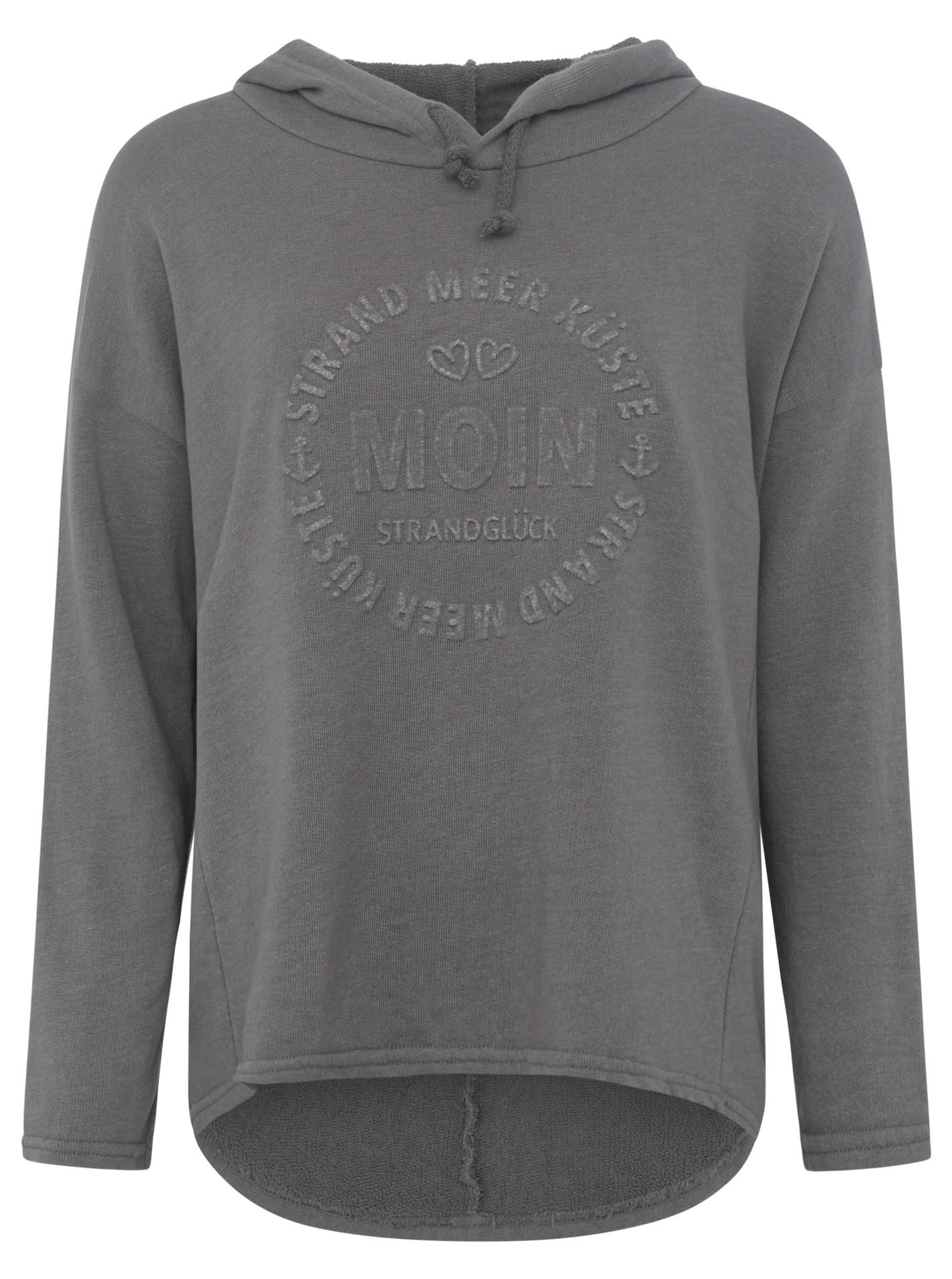 Hoodie BW "Moin Stempeldruck"
