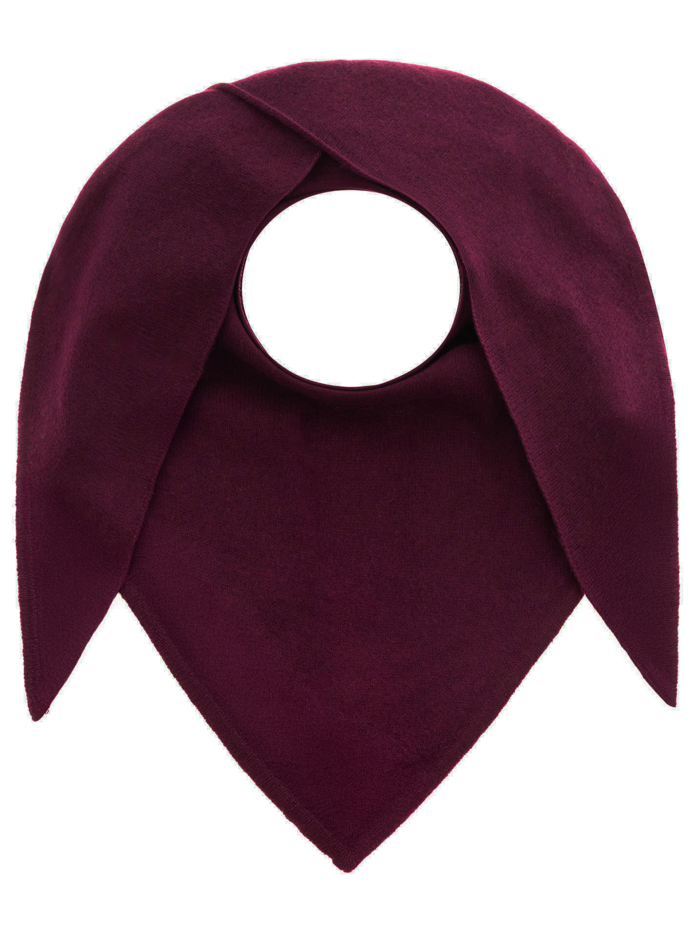 100% Cashmere Dreieckstuch "Uni"