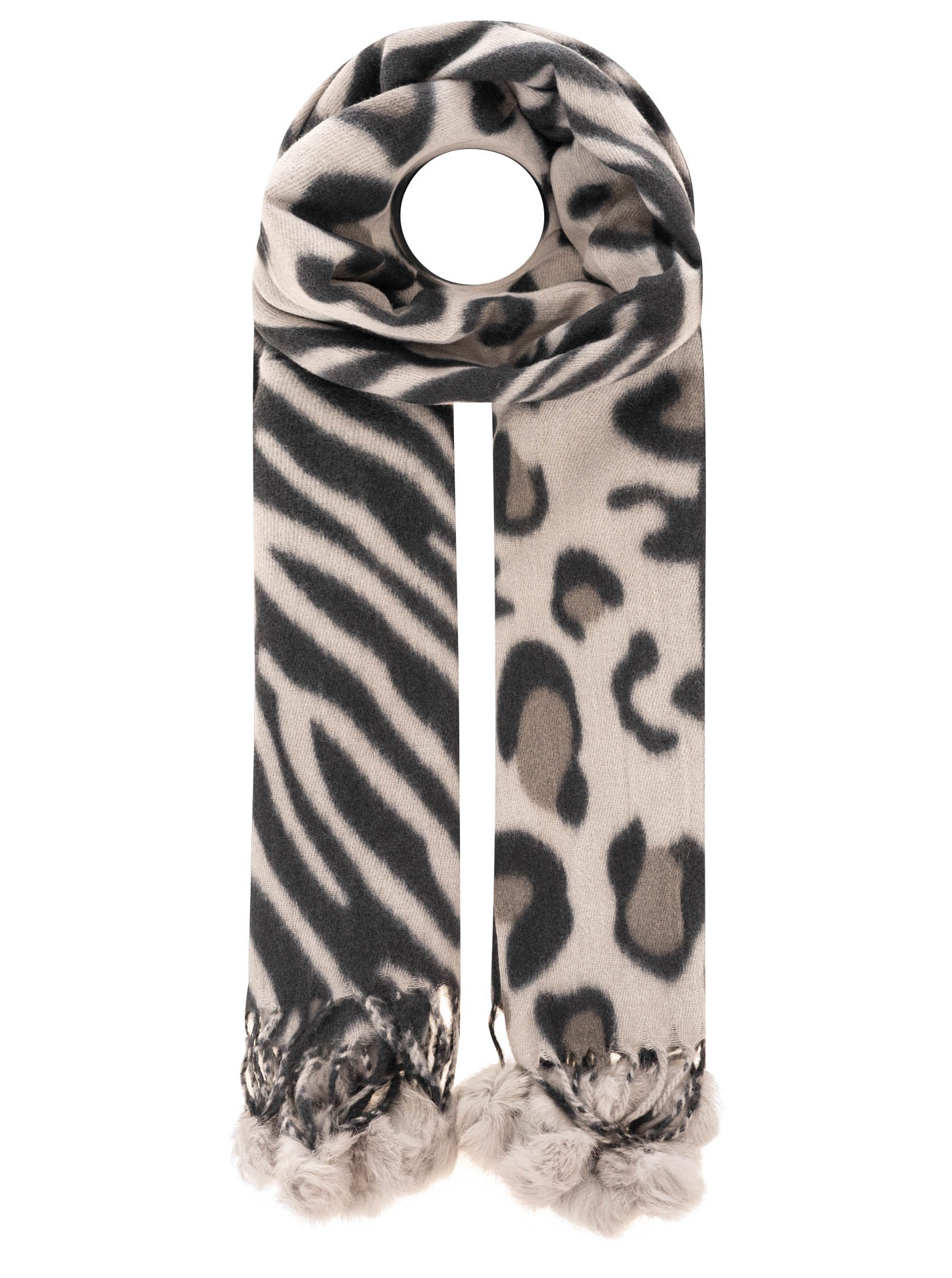Schal "Leo & Zebra"
