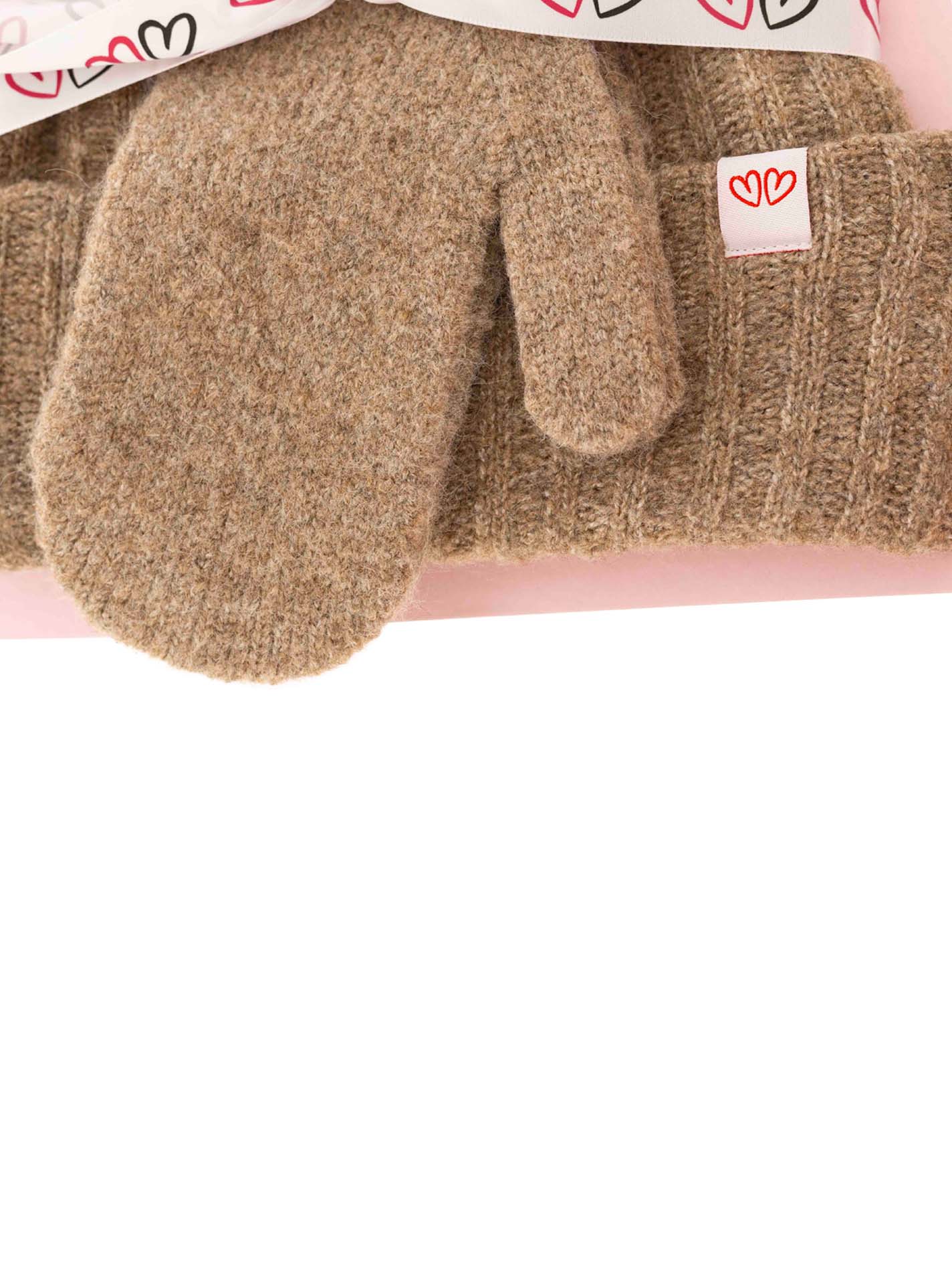Geschenk Set Mütze & Fäustlinge