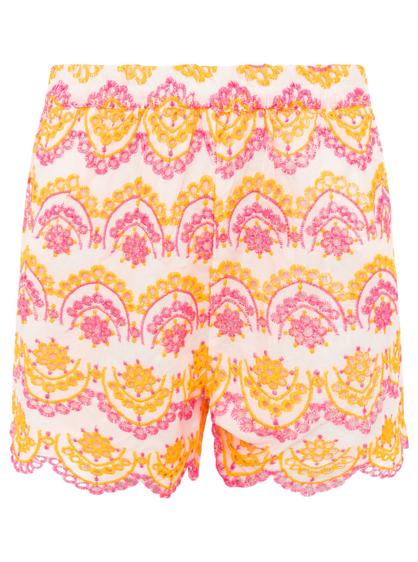 Shorts BW mit Lochstickerei