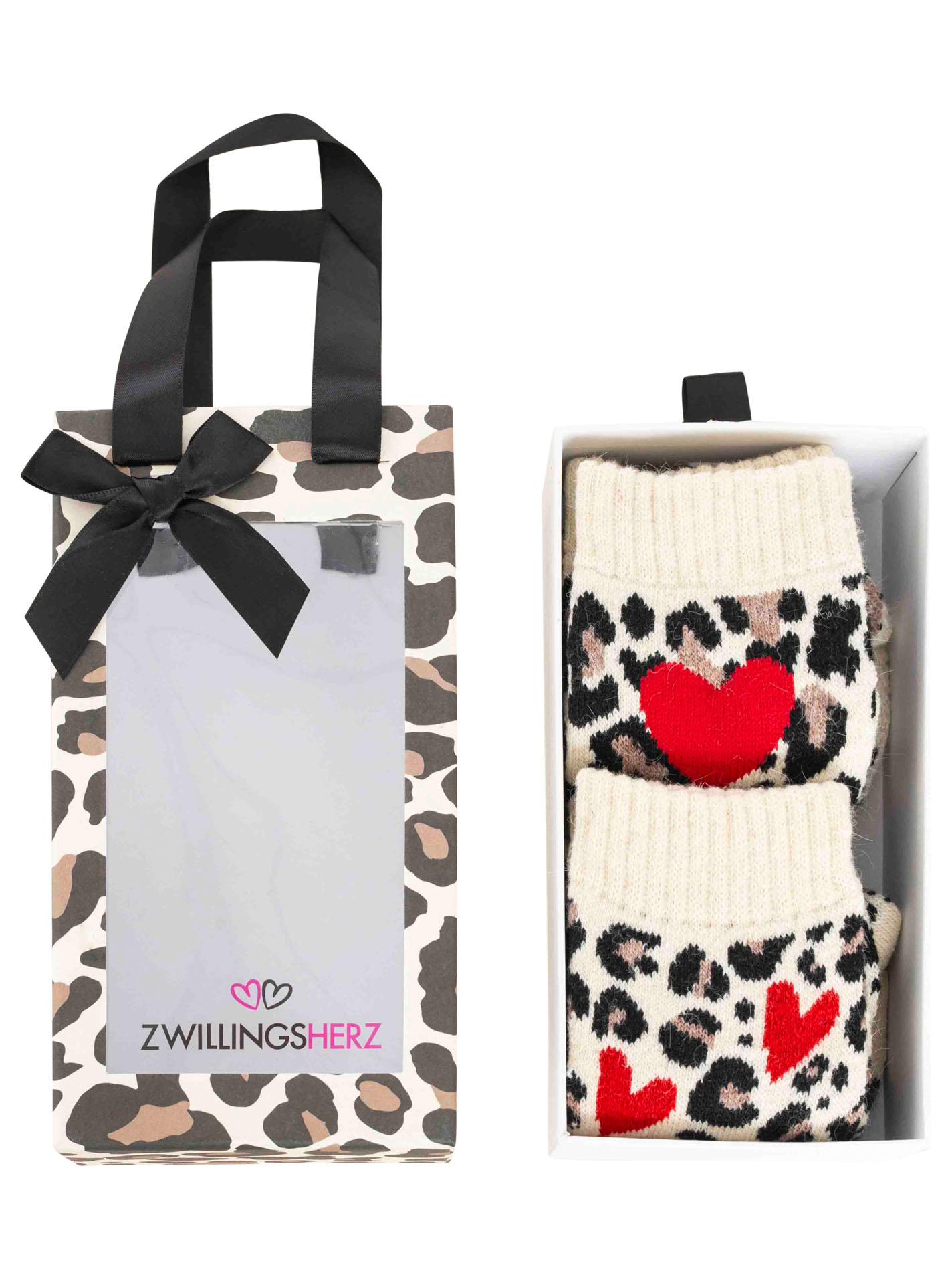 2er Pack Gifting Box Socken "Leo Love"
