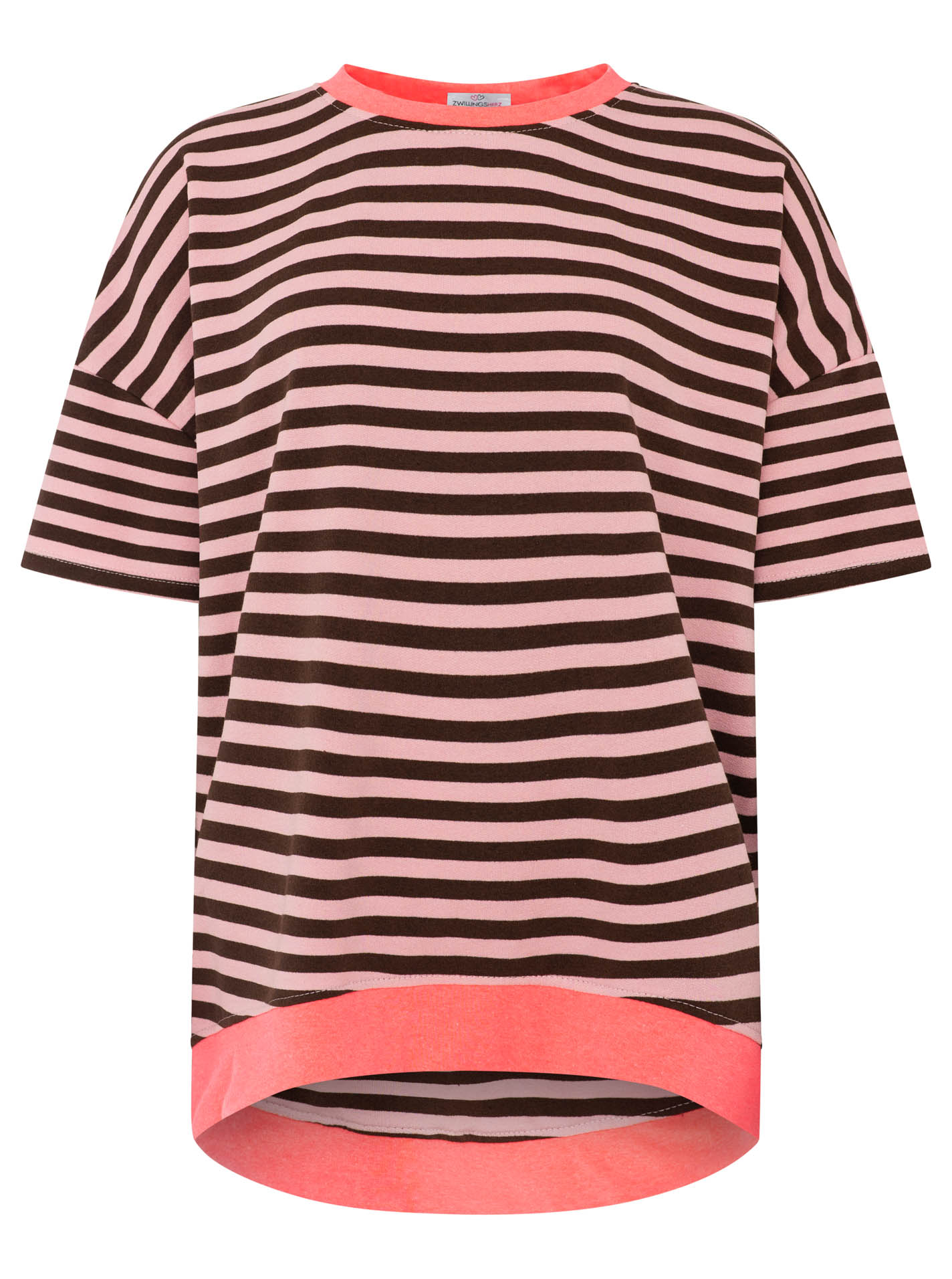 Oversize Shirts "Neon Streifen"