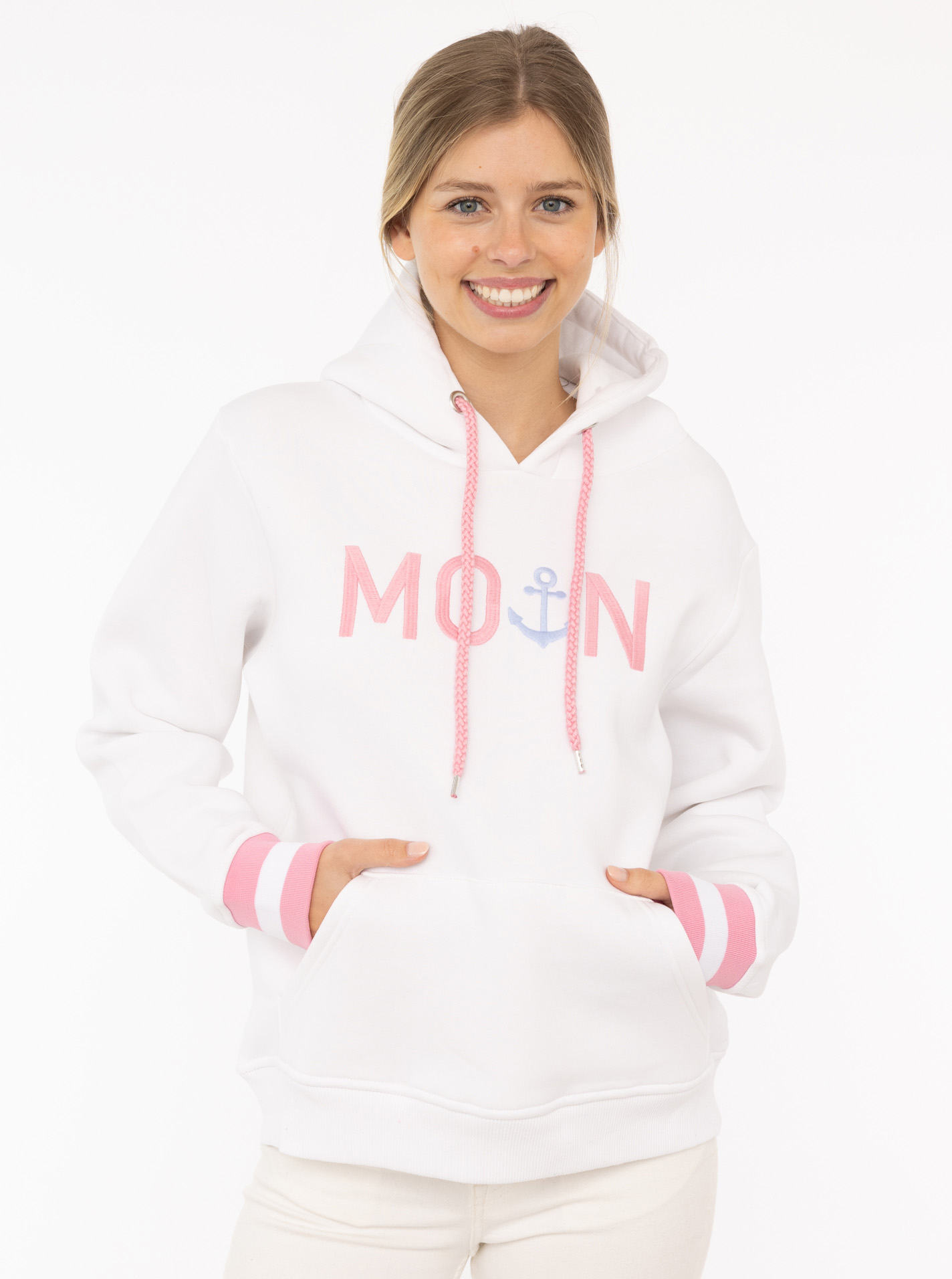 Hoodie BW "Moin Rahel"