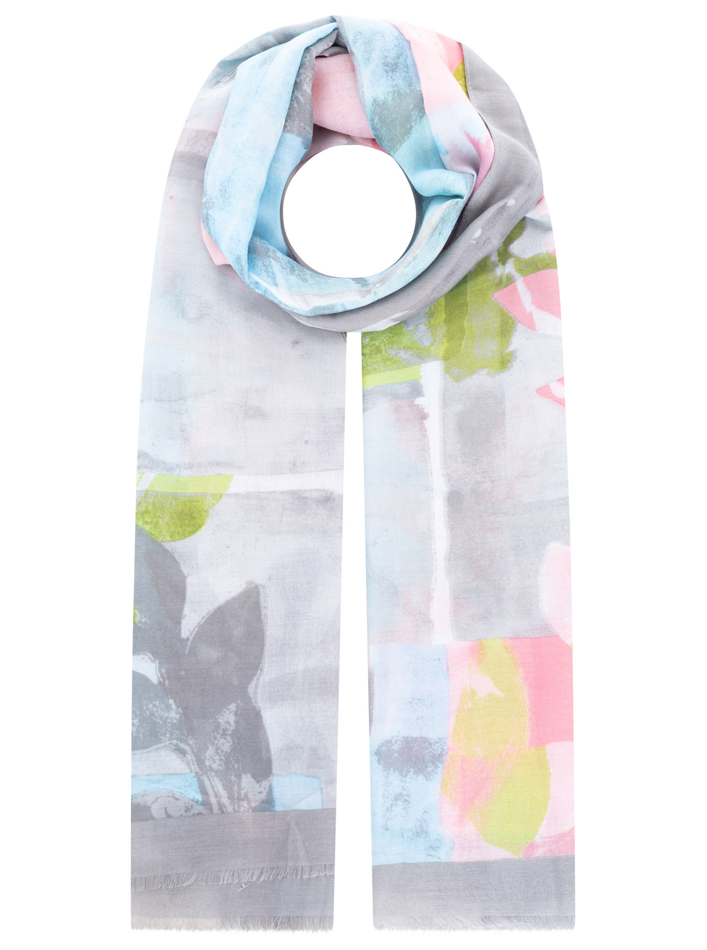 Schal "Aquarell Blumen"