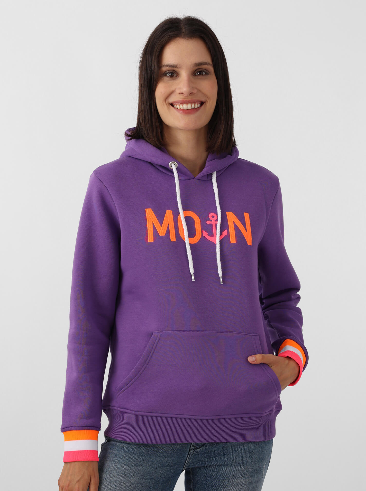 Hoodie BW "Moin Rahel"