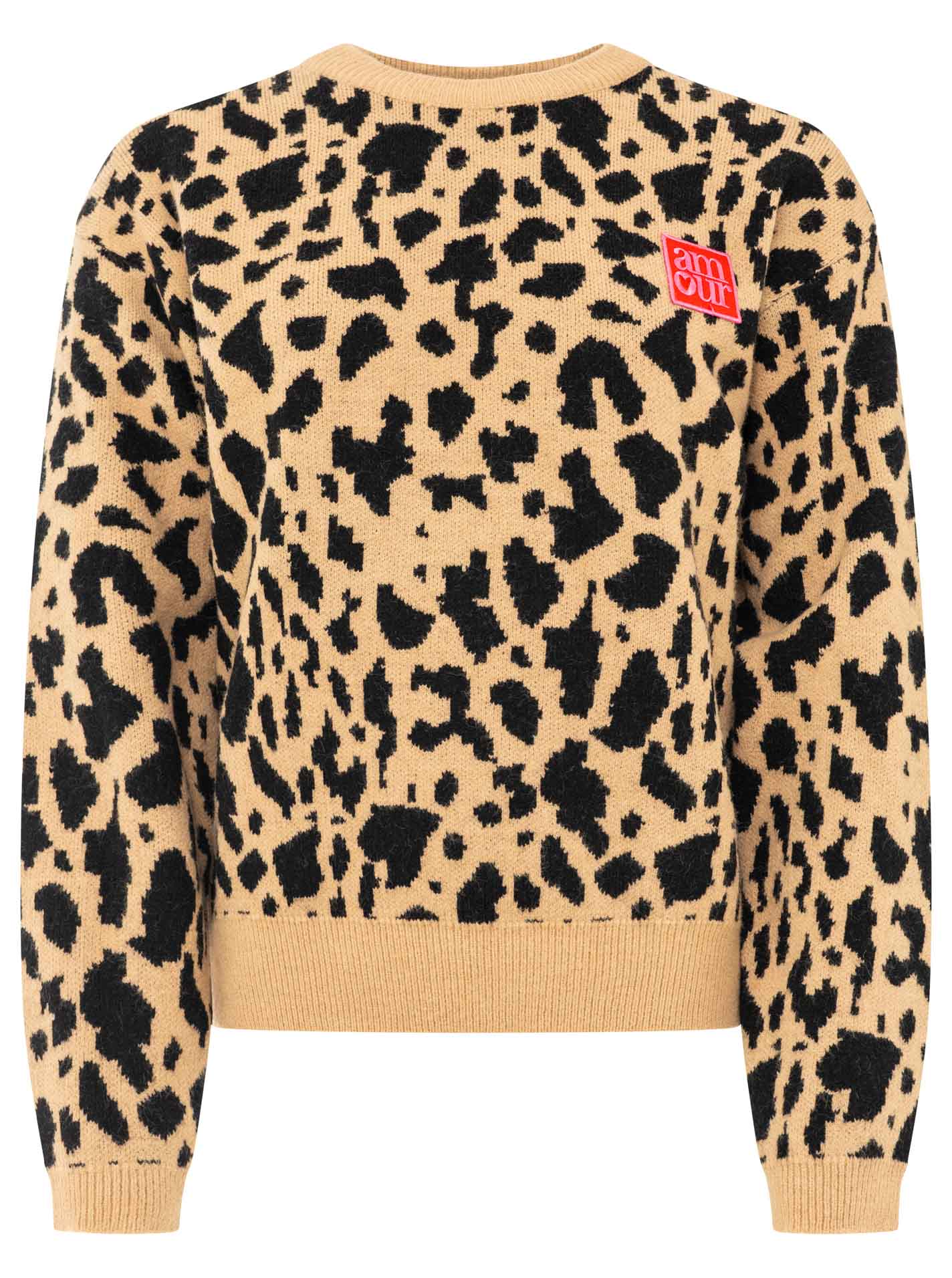 Pullover "Leo Amour Patch"