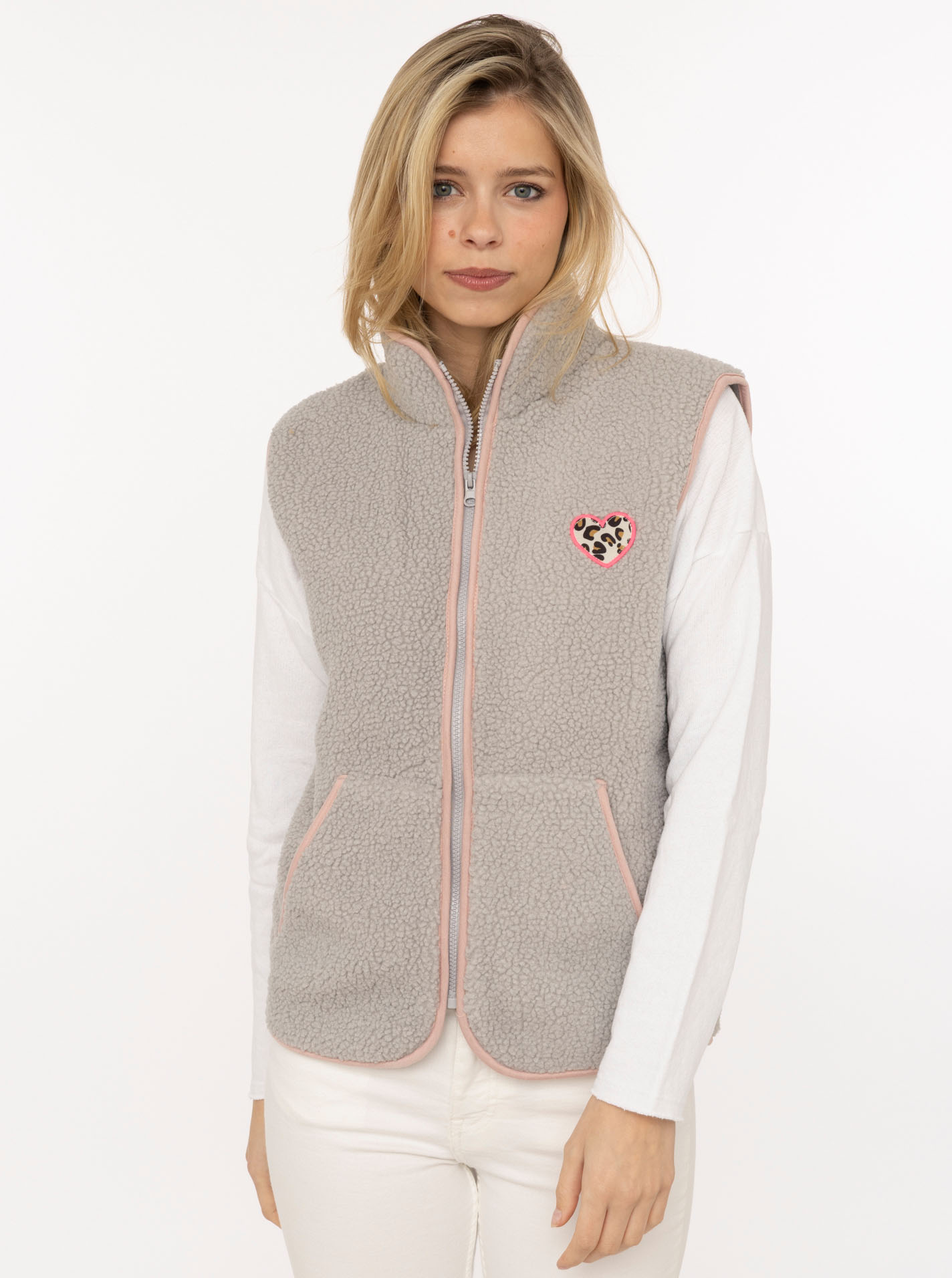 Teddyweste "Leo Herzpatch"