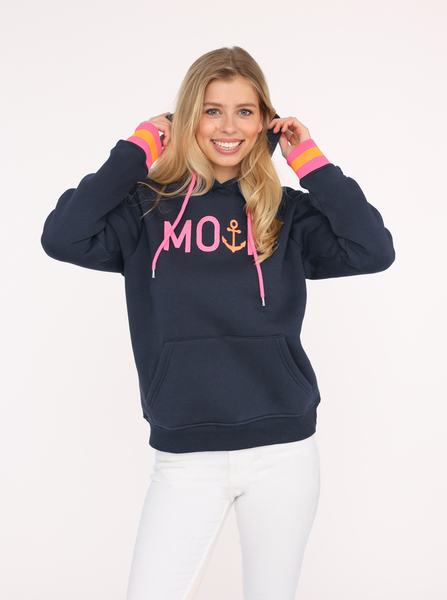 Hoodie BW "Moin Rahel"