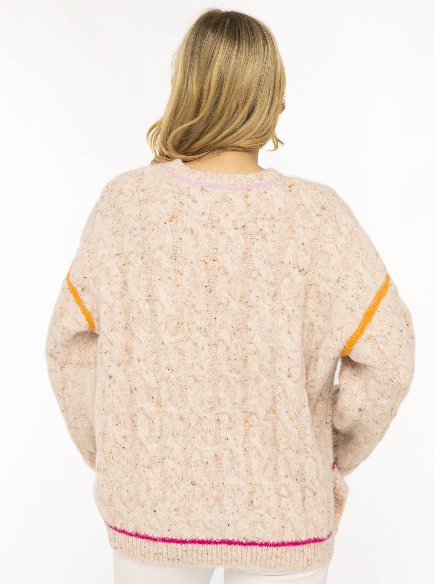 Pullover "Colourful Cable"