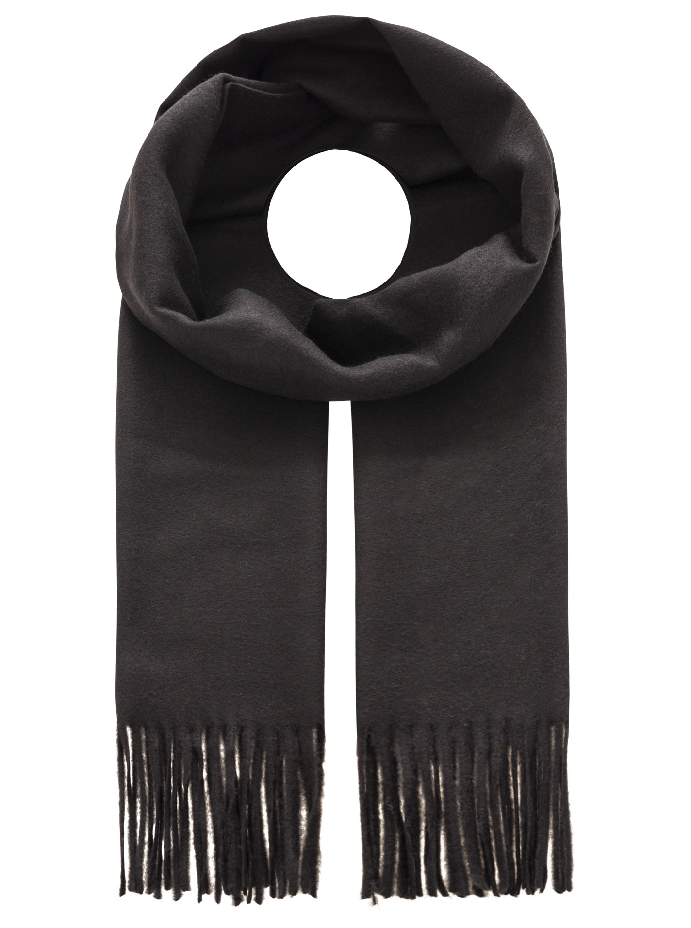 Herrenschal Wollmix "Uni"