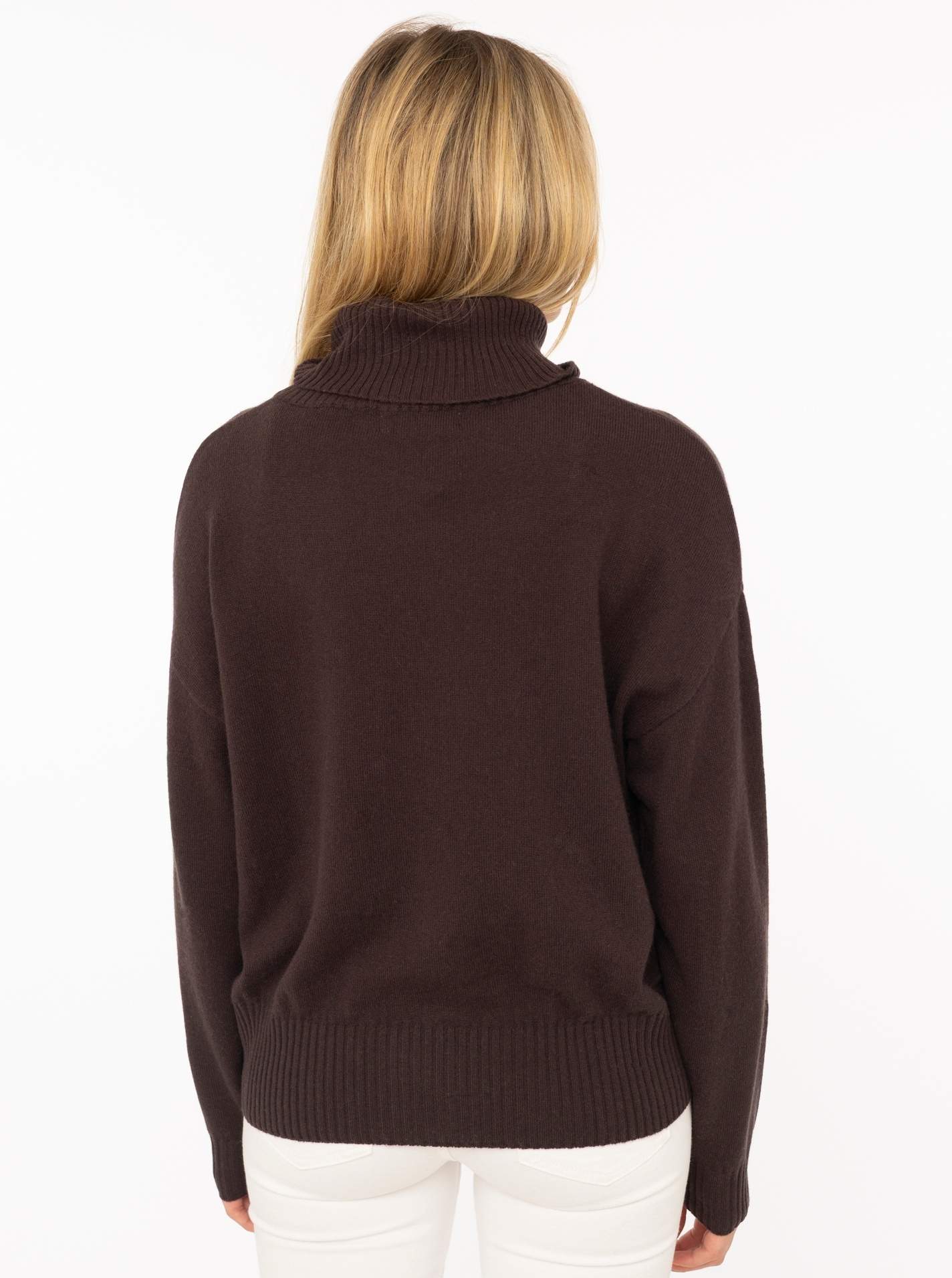 100% Cashmere Boxy Rollneck