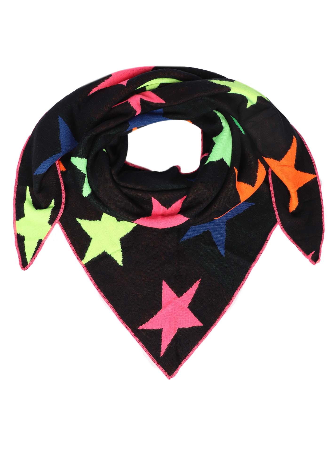 Dreieckstuch BW "Stars & Colors"