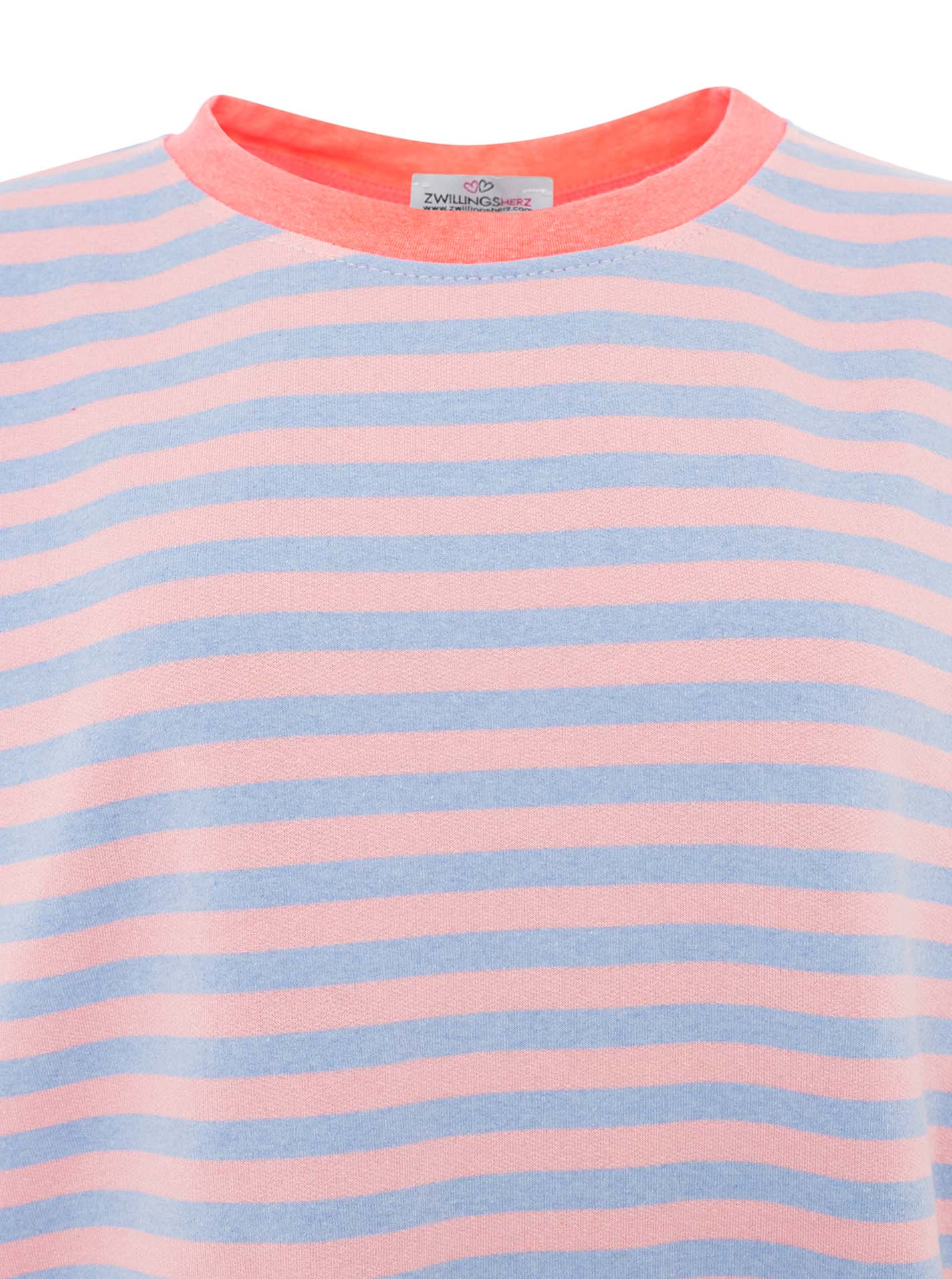 Oversize Shirt "Neon Streifen"