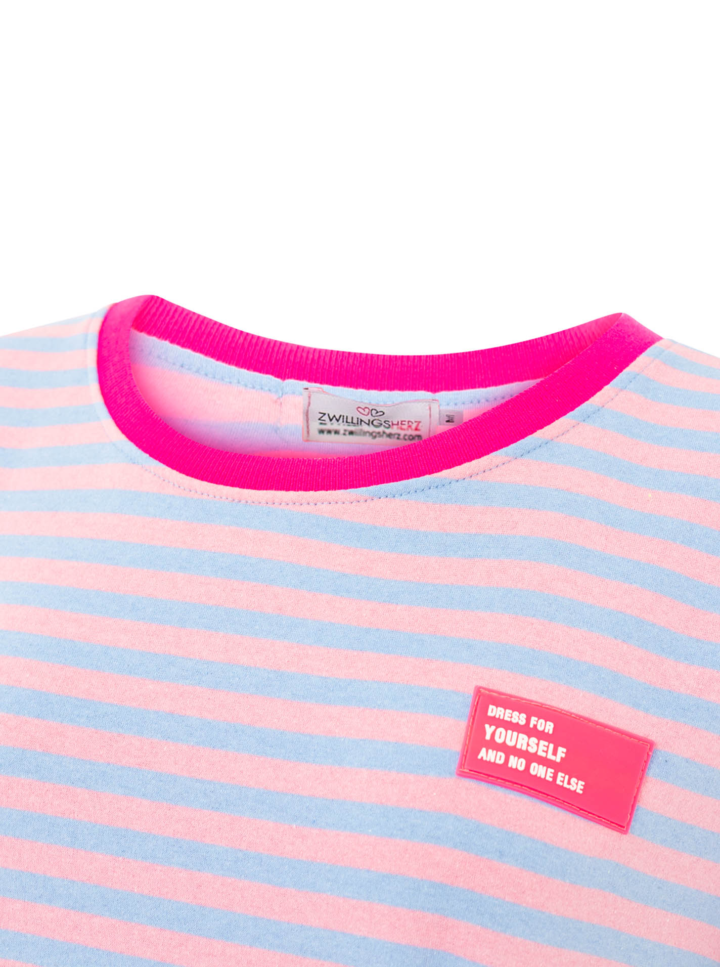 Sweat Kleid "Neon Streifen"