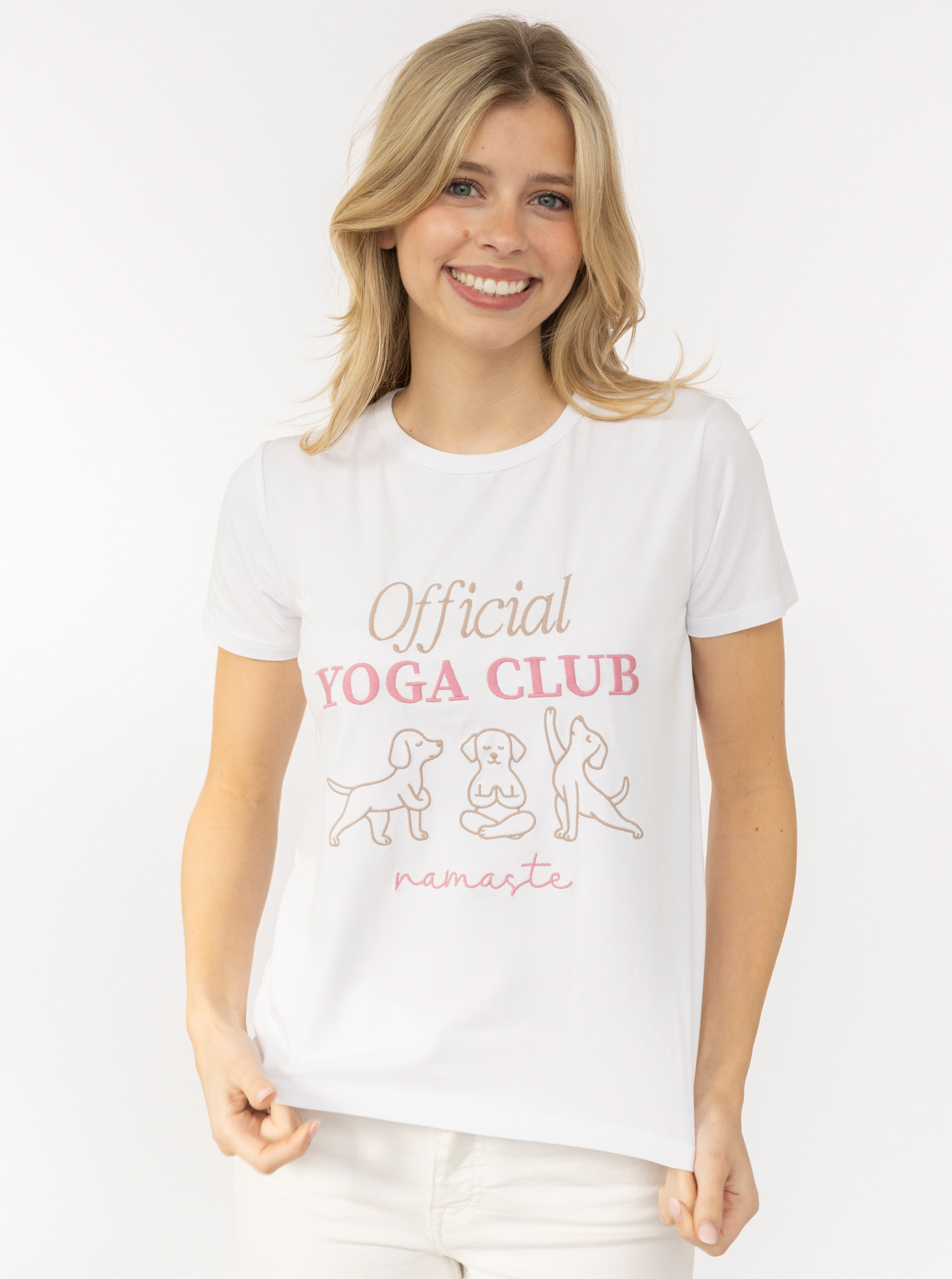 T-Shirt BW "Yoga Club"