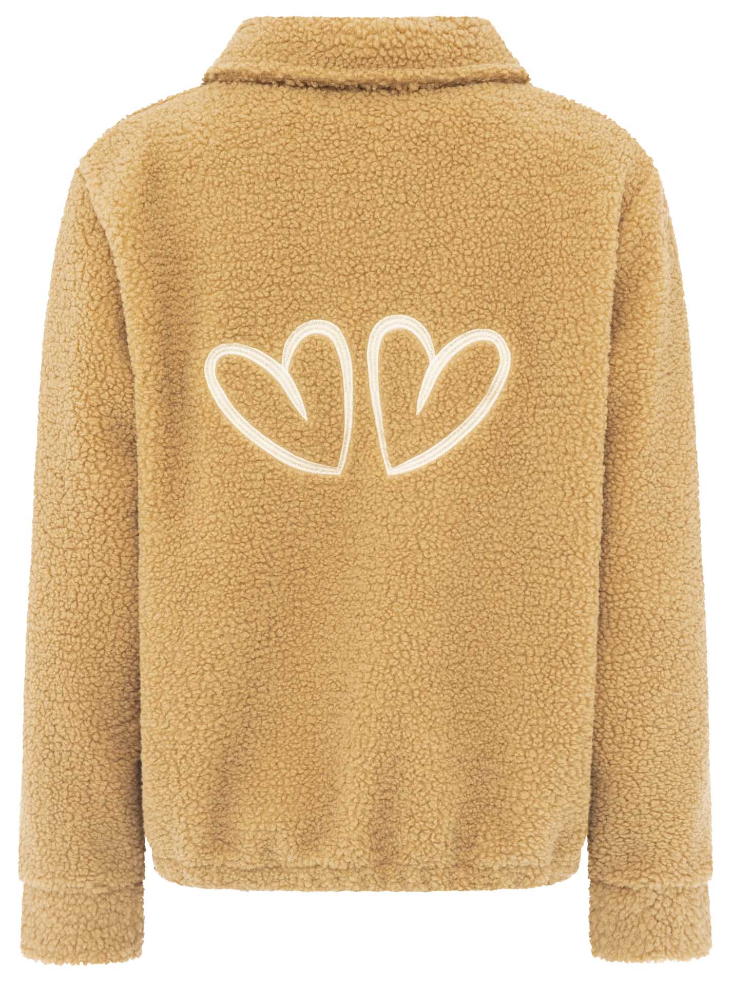 Teddy Oversized Polo "Stick Herzen"