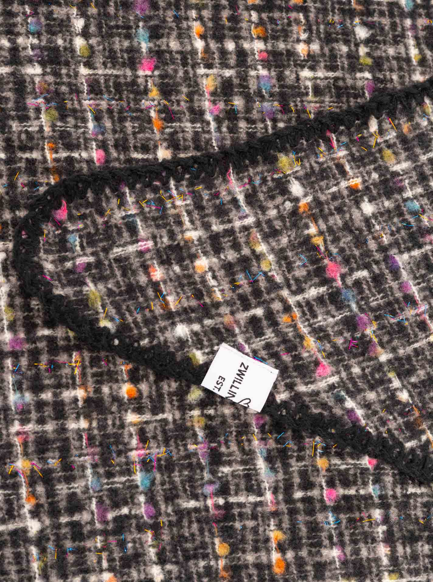 Dreieckstuch "Bouclé Karo"