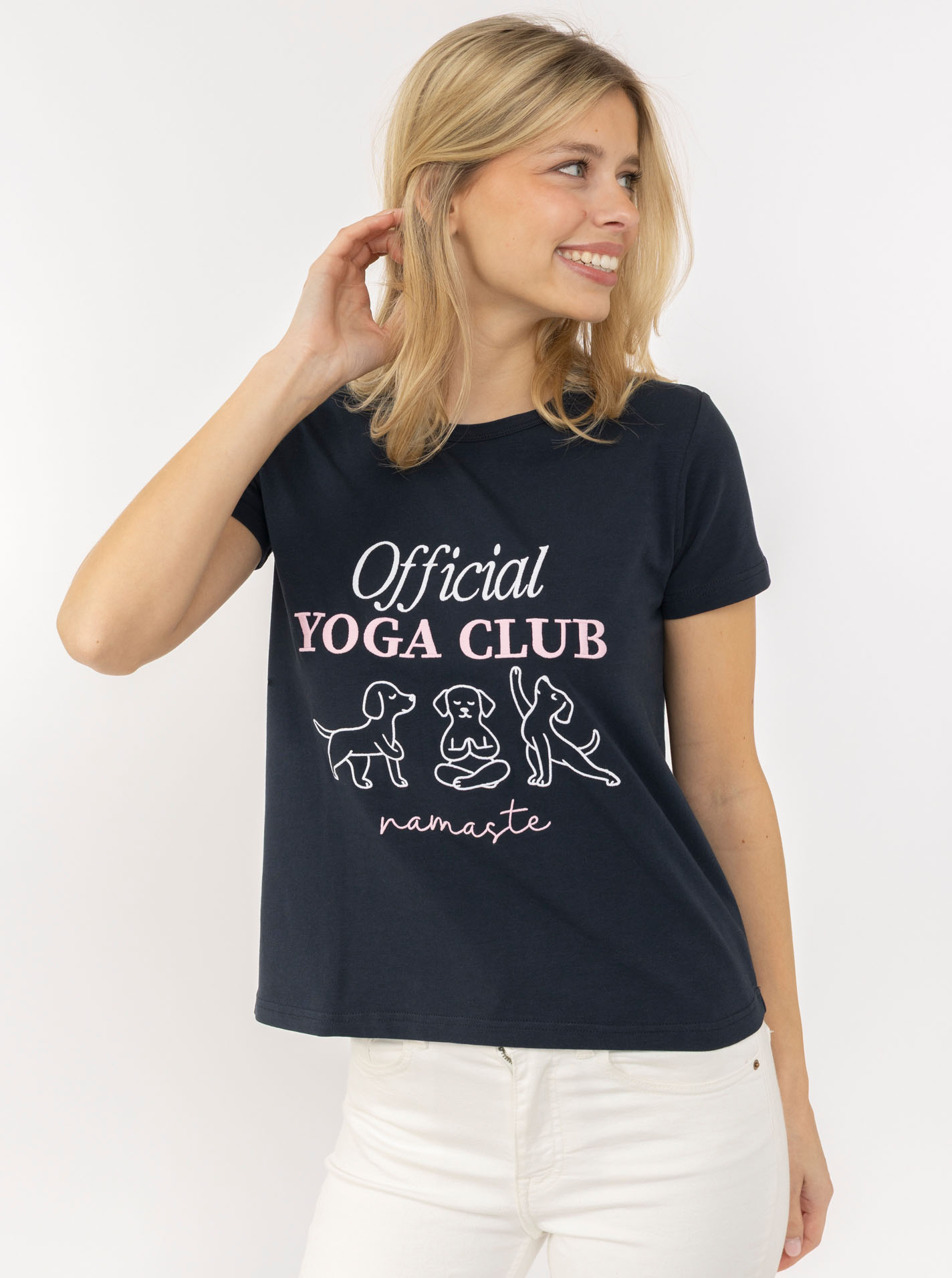 T-Shirt BW "Yoga Club"