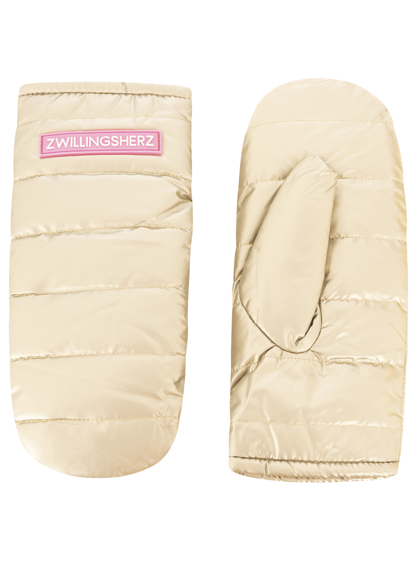 Fäustlinge Metallic "Zwillingsherz"