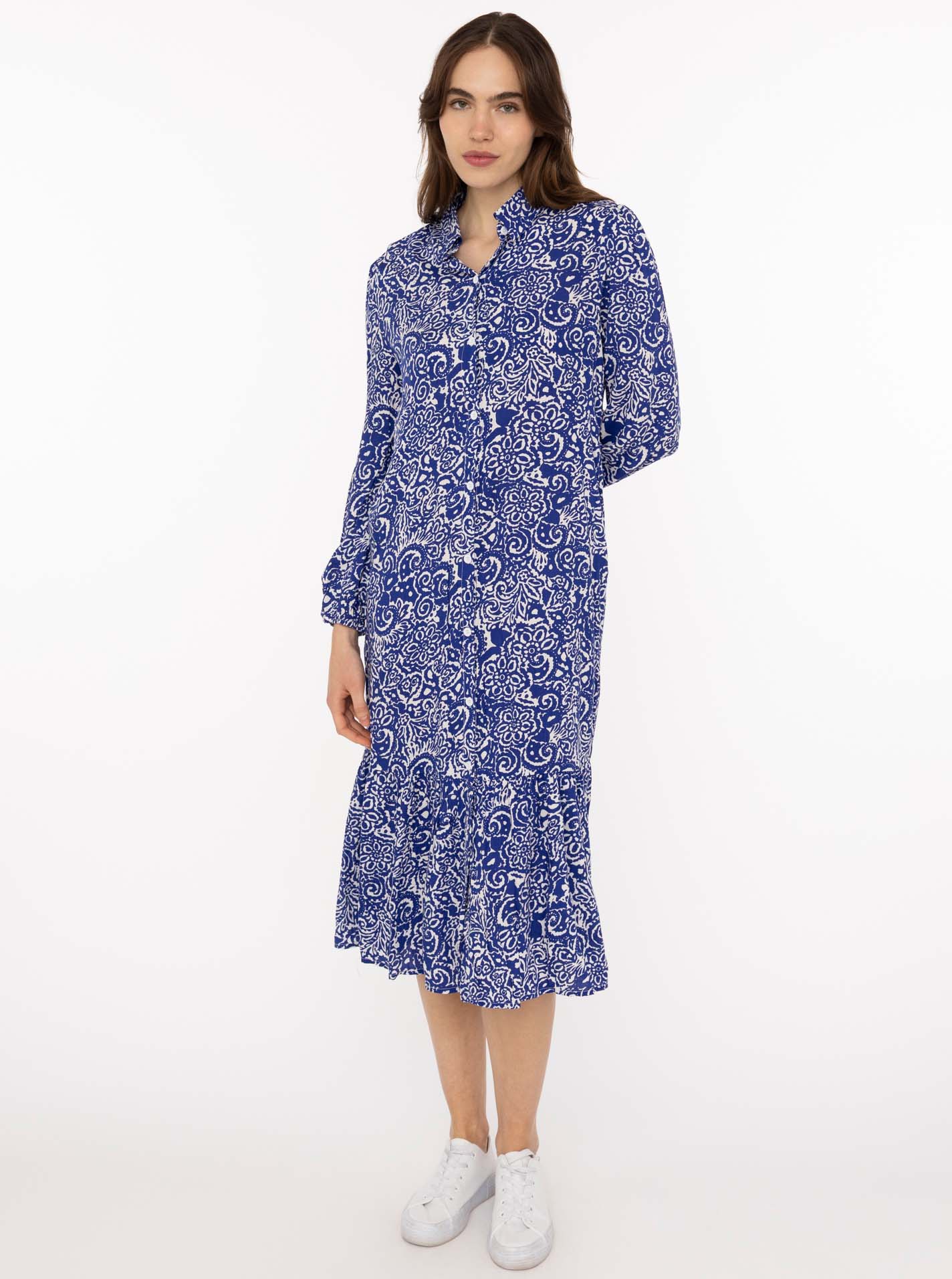 Kleid Viskose "Gemustert"