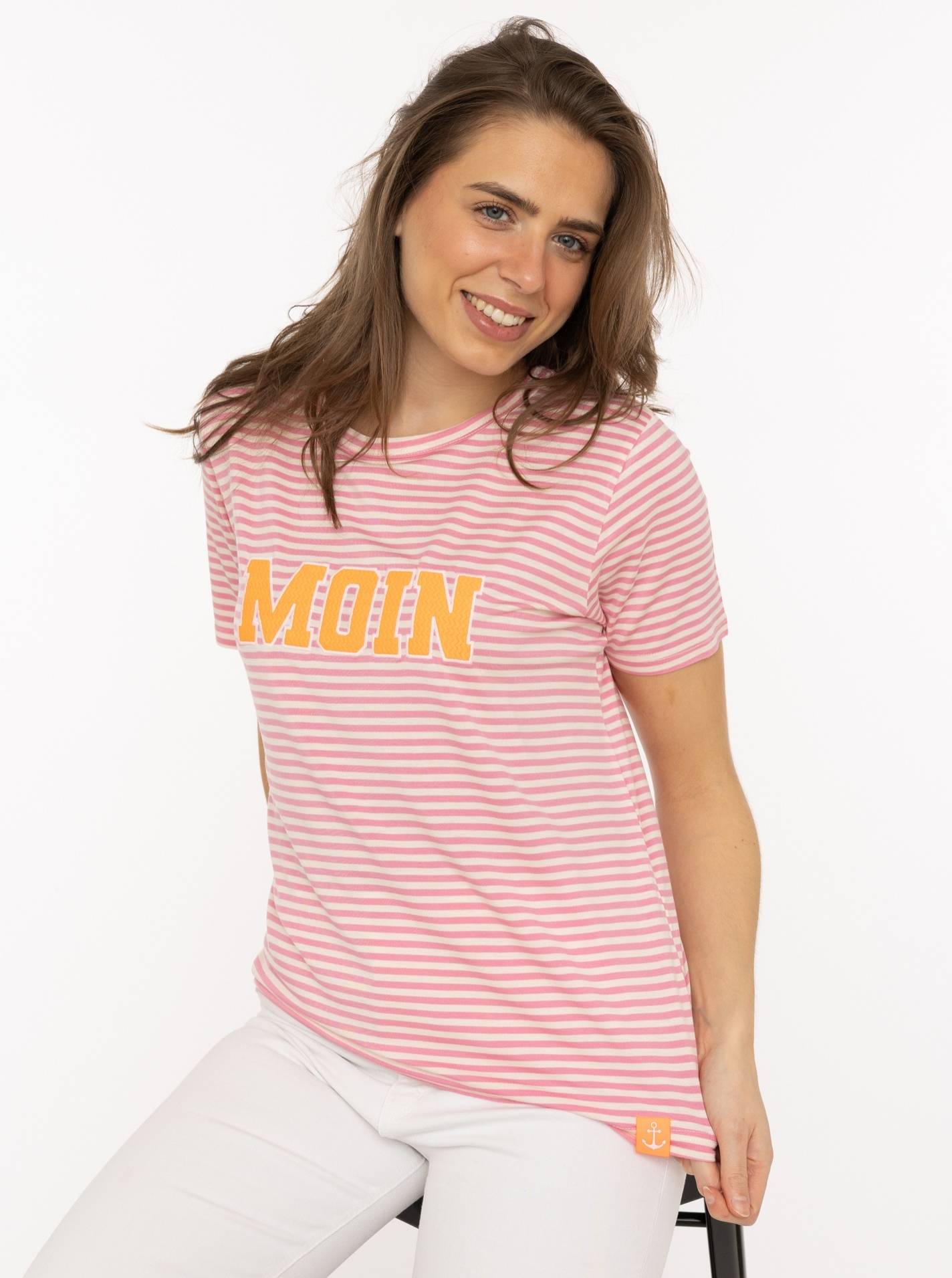 T-Shirt Streifen "Anker Moin"