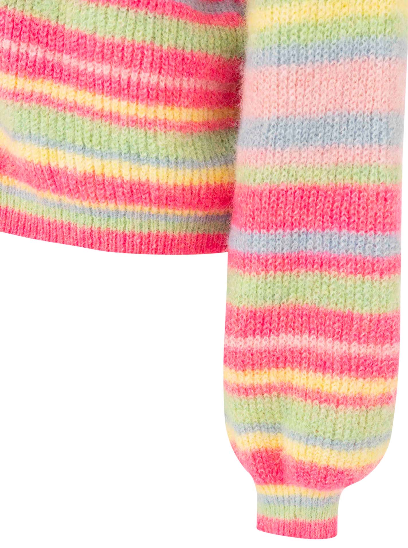 Oversize Cardigan "Neonstreifen"