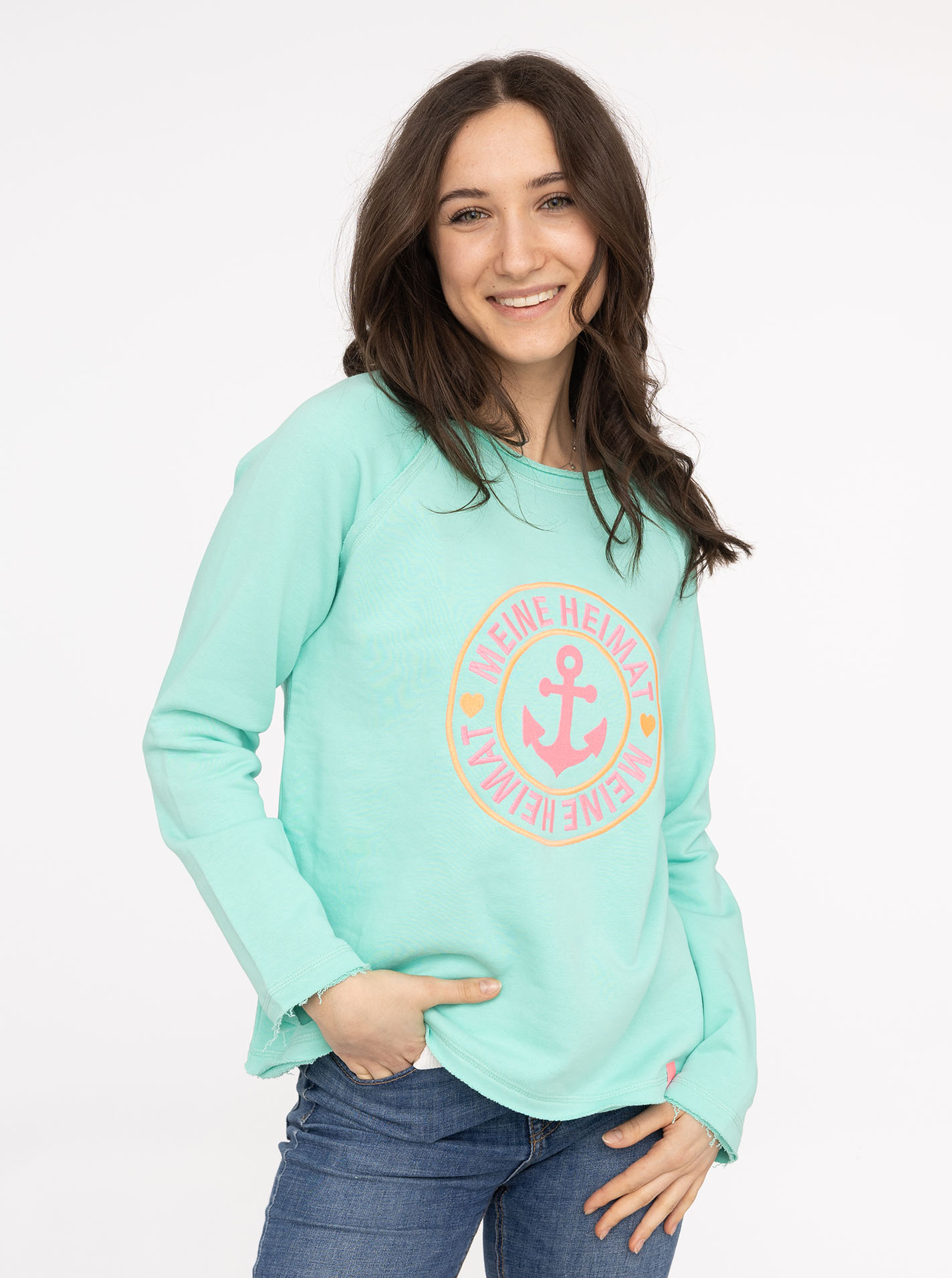 Longsleeve Sweatshirt "Meine Heimat"