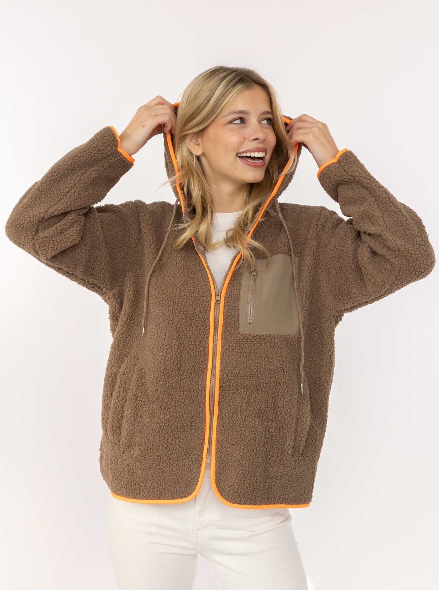 Teddyjacke mit Kapuze "Classic"