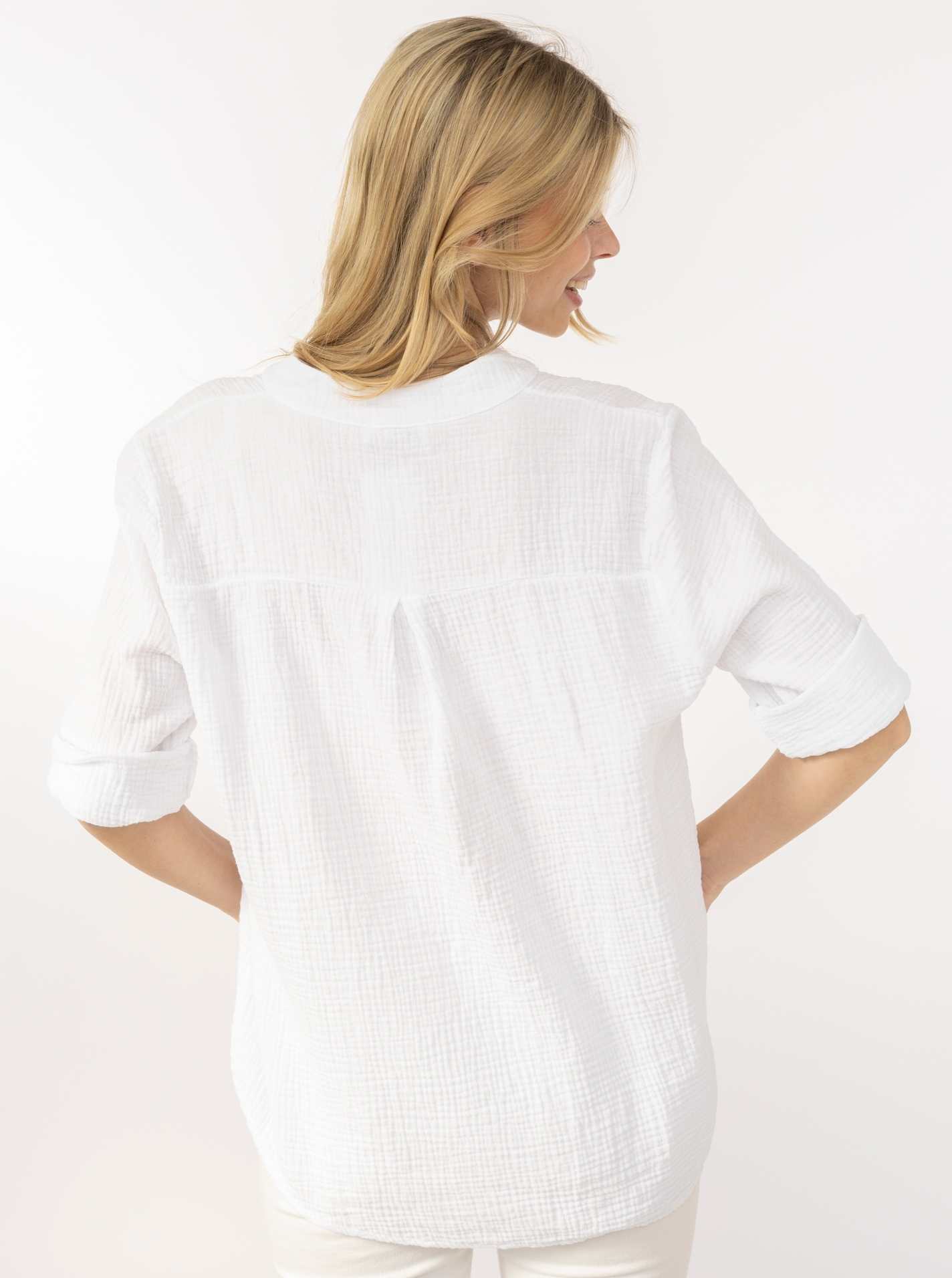 Bluse Musselin "Neon Kante"