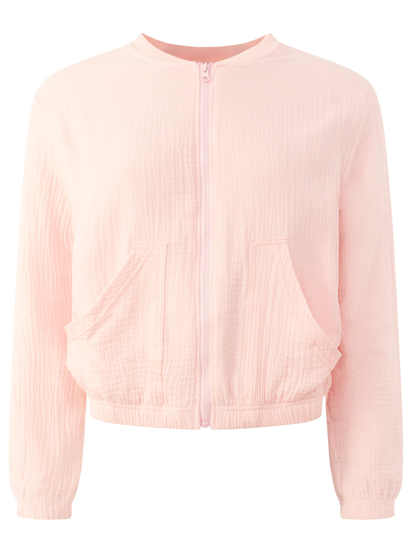 Zipper Jacke "Musselin"