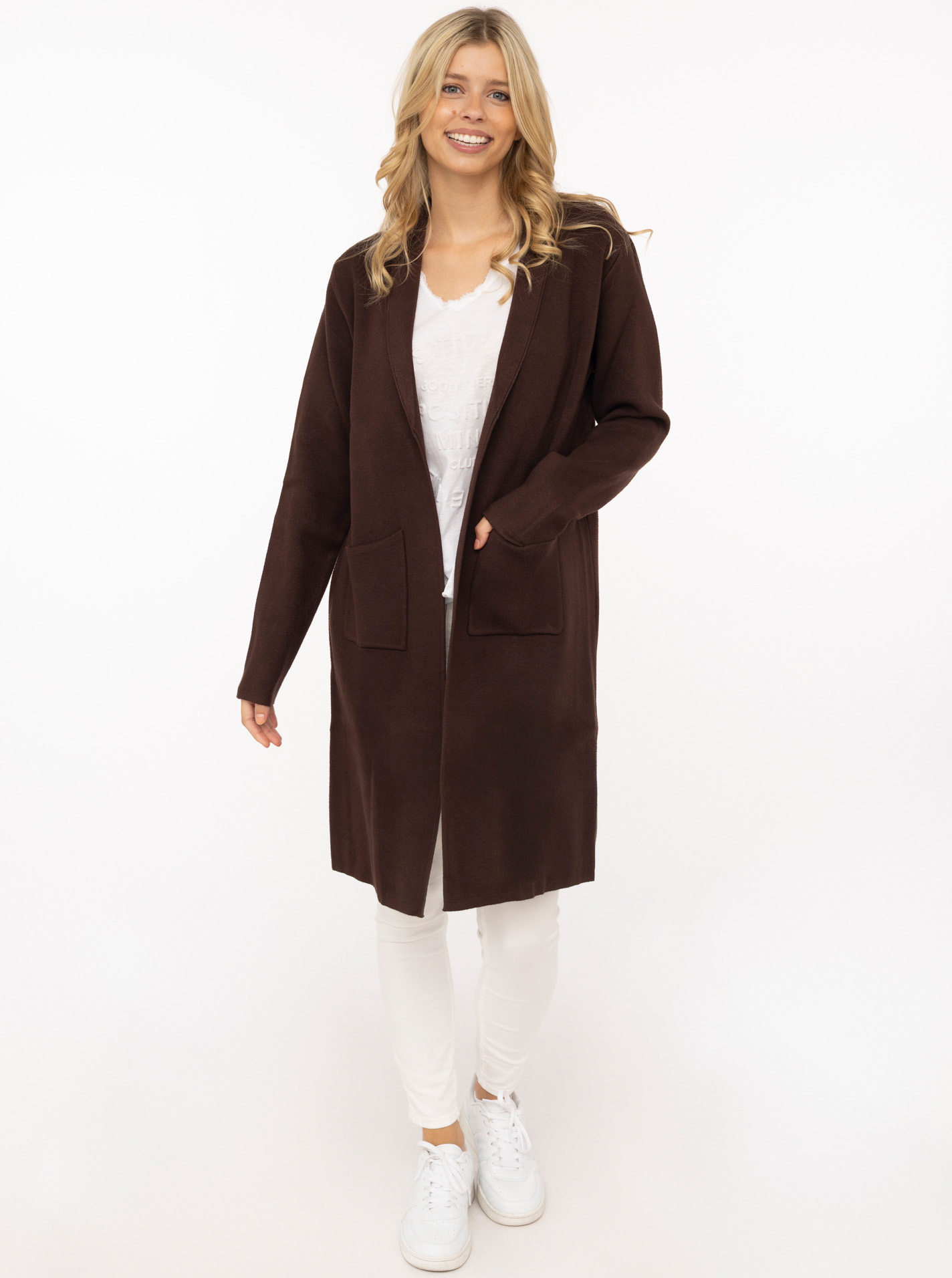 Strickjacke mit Schalkragen "Jessy 2.0"