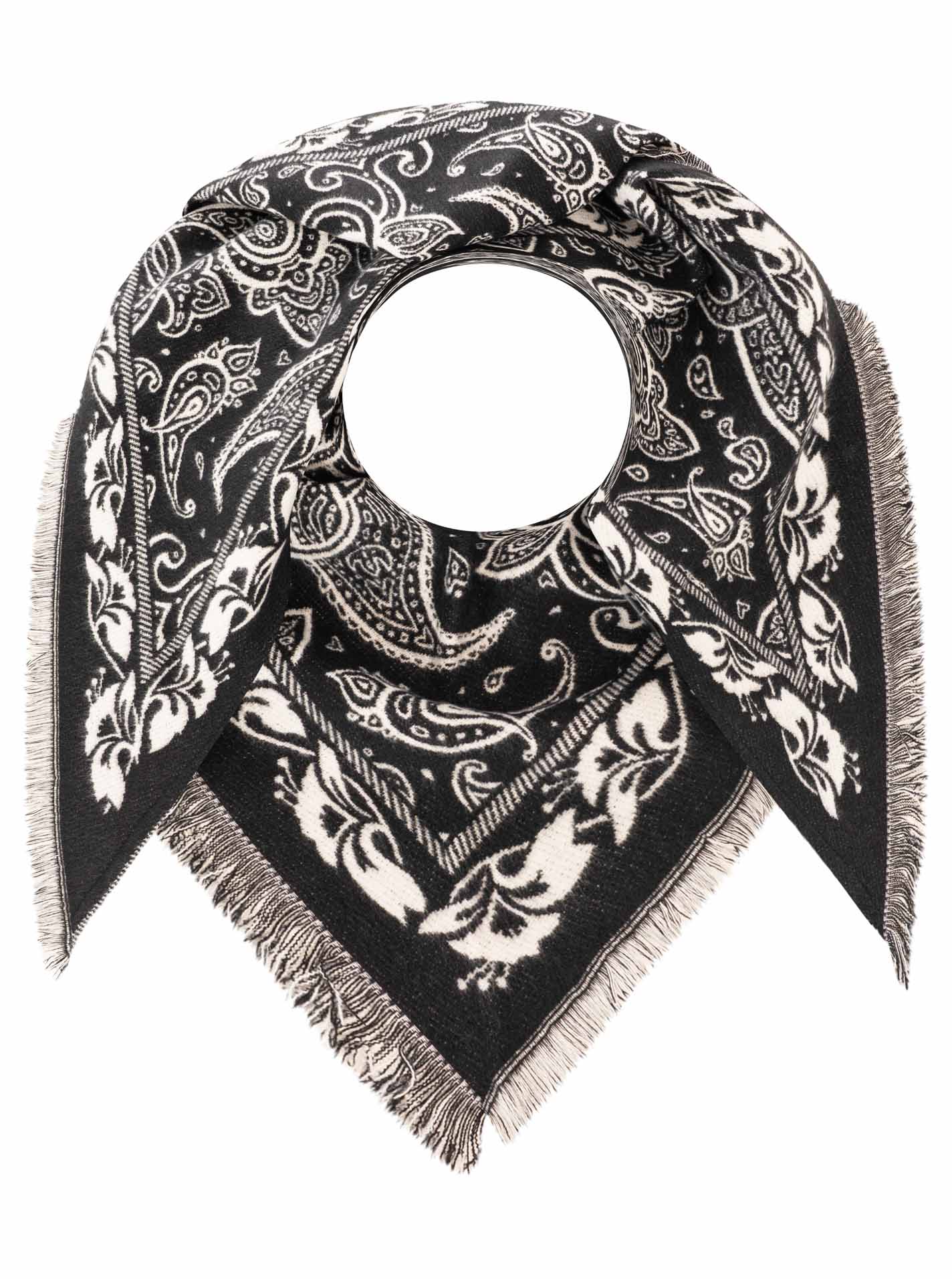 Dreieckstuch Viskose "Paisley"