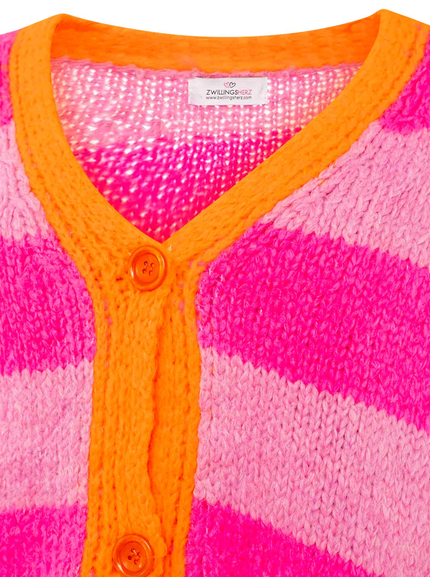 Cardigan Wollmix "Big Neon"