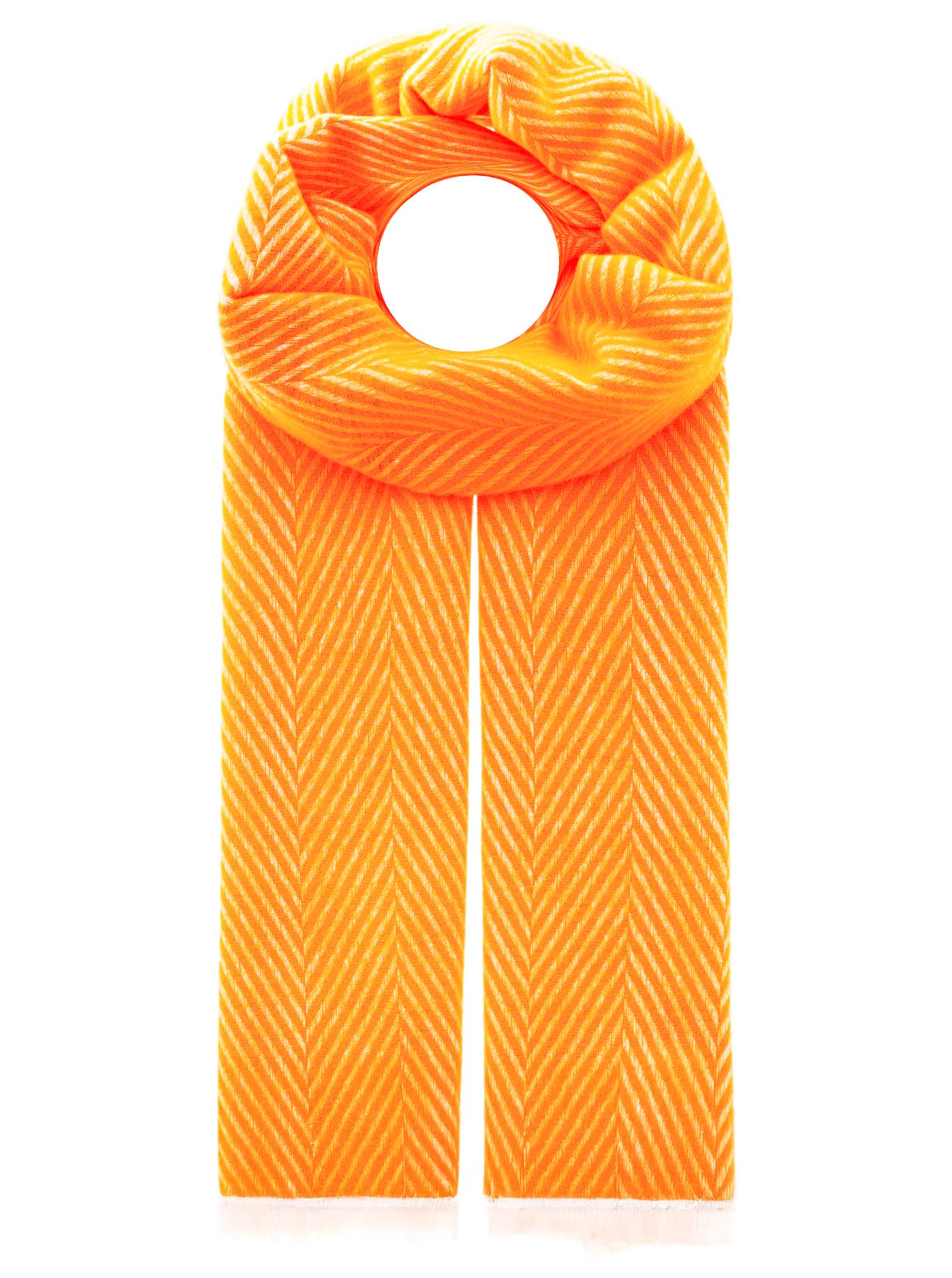 Winterschal "Kleine Streifen & Tassel"
