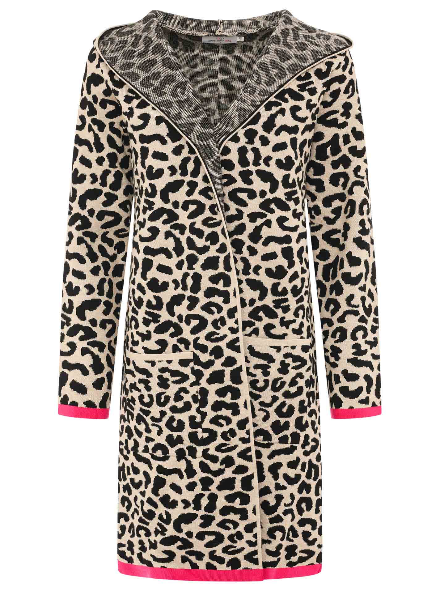 Cardigan Viskose Kapuze "Neon & Leo"