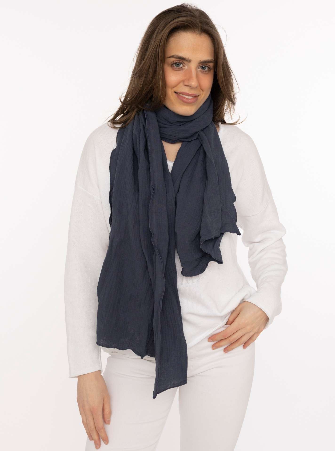 XXL Schal Musselin "Uni"