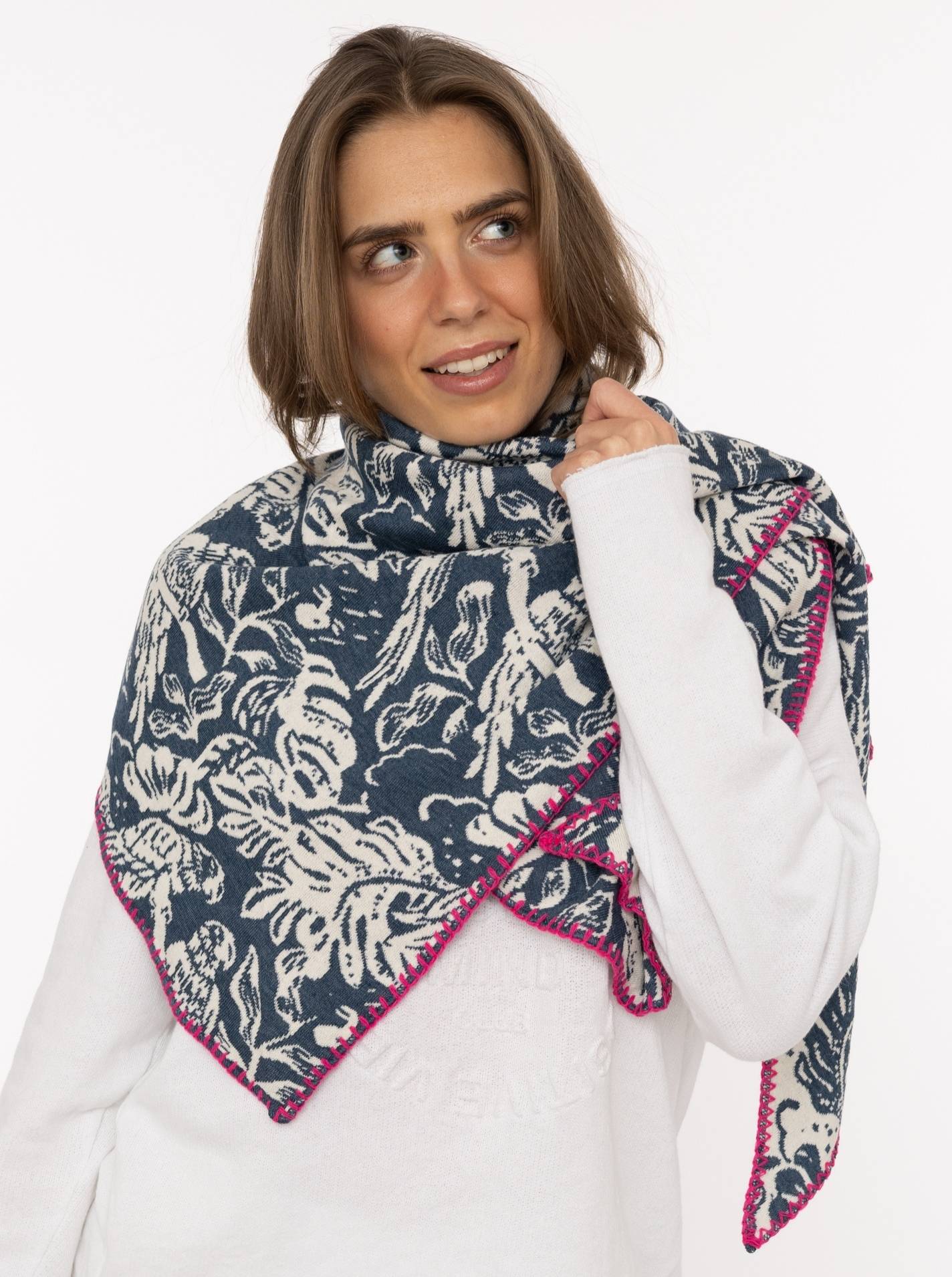 ART69428a9f11540_102_137 Dreieckstuch BW "Papagei"