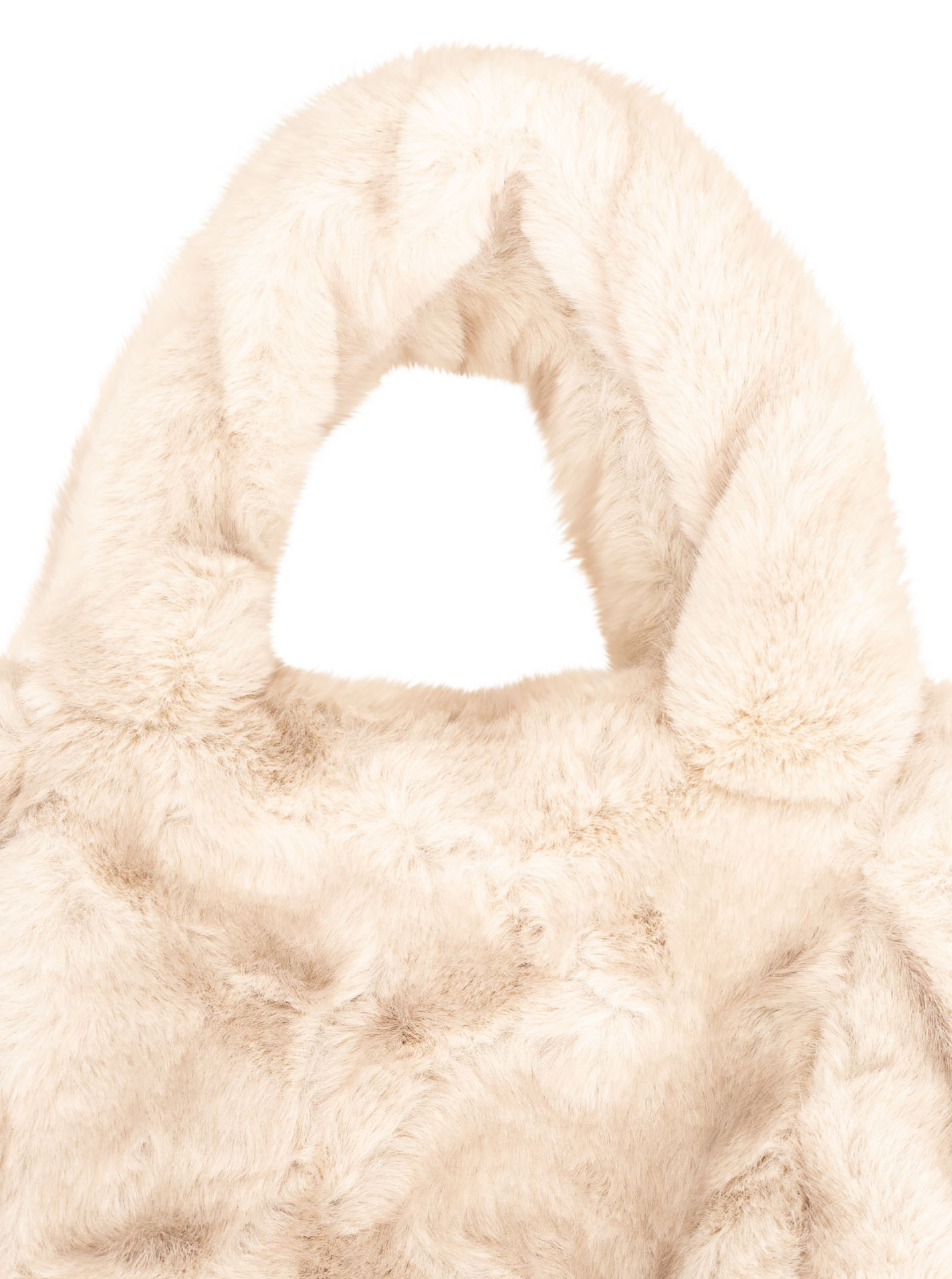 Kleiner Shopper Fake Fur "Uni"