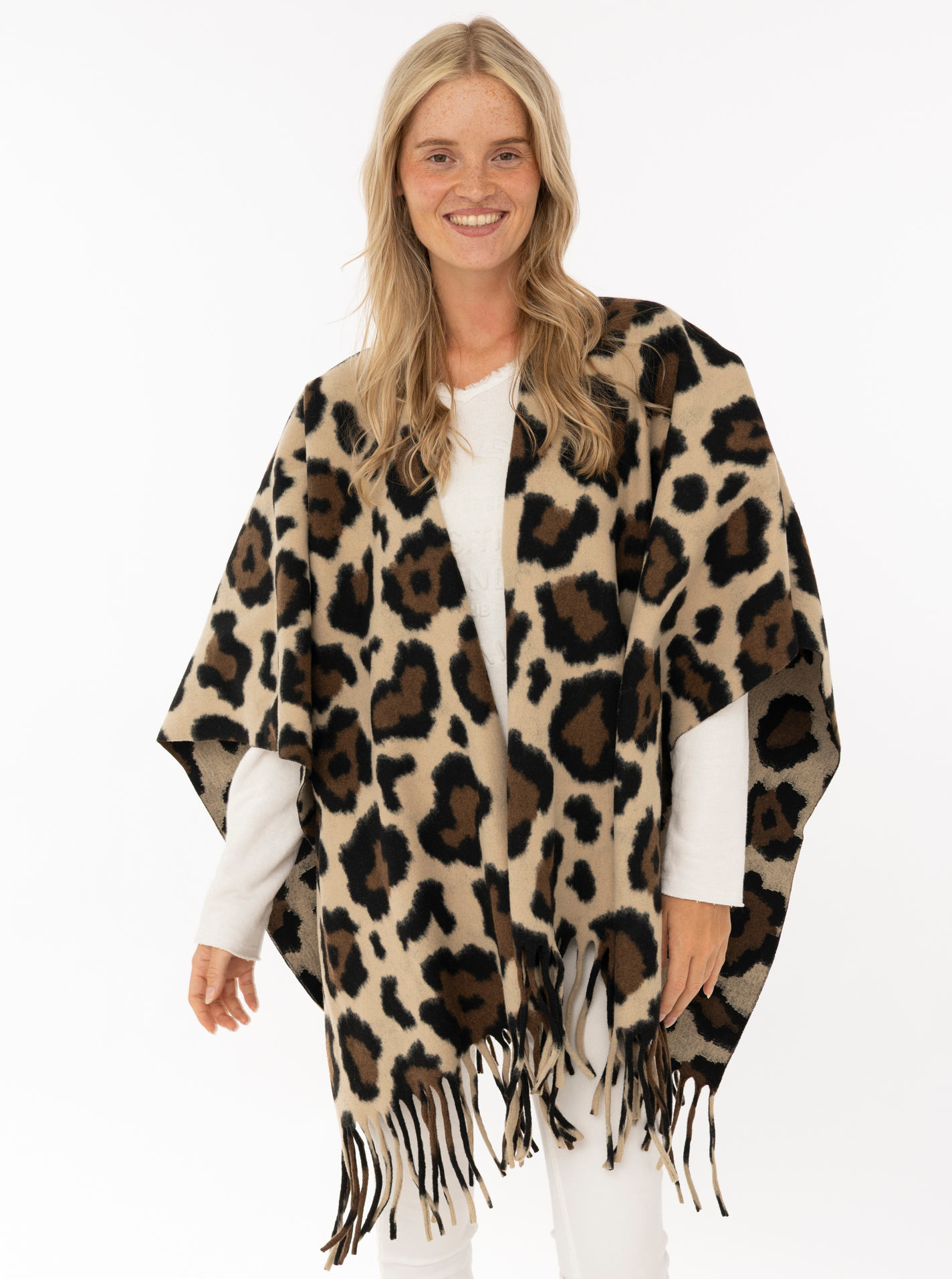 Poncho-Schal "Leo"