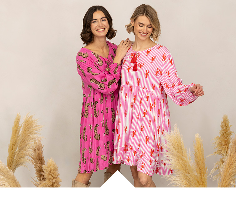 Sommerkleider Animal-Print