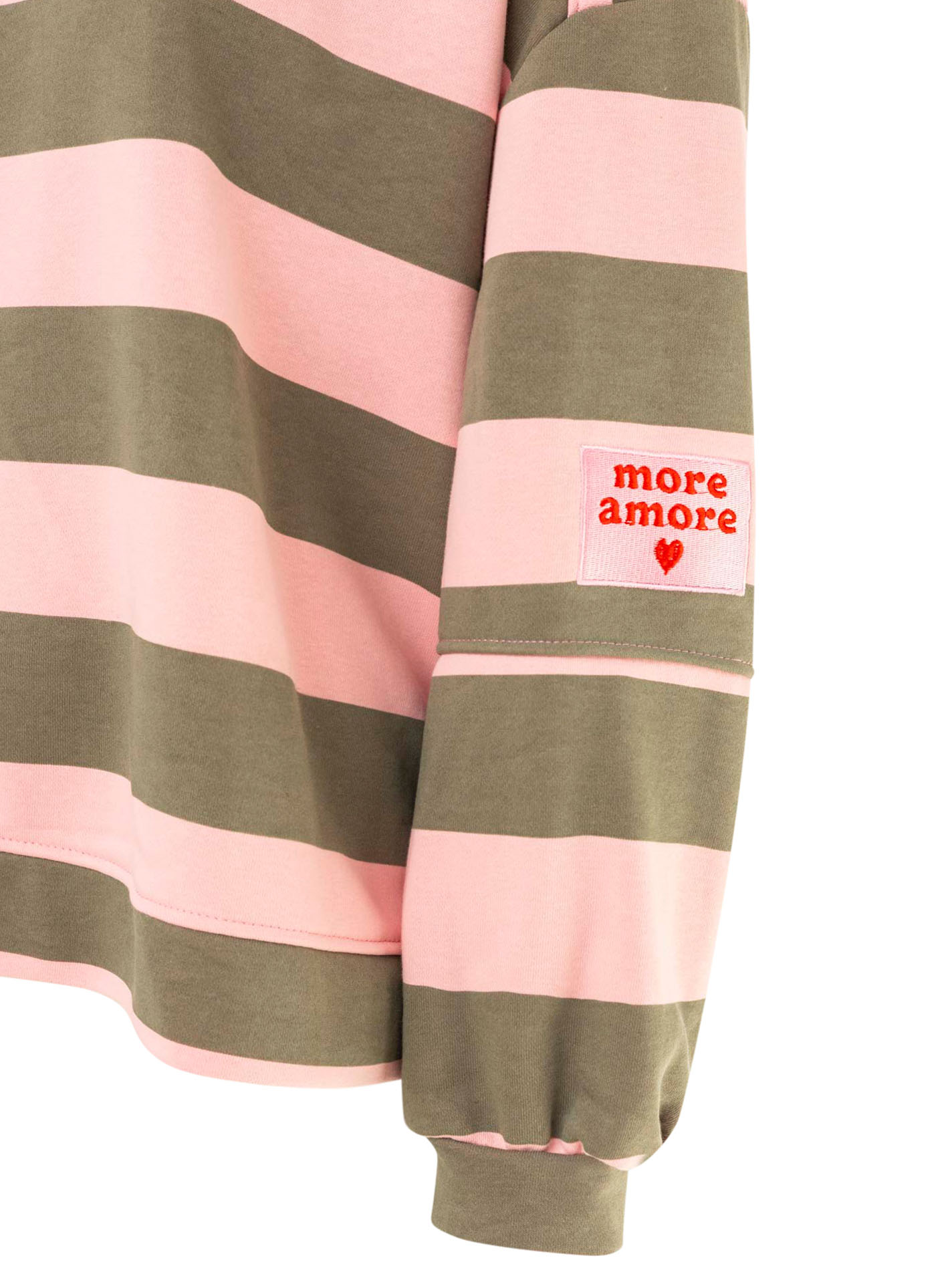Oversize Sweatshirt "Herbststreifen"