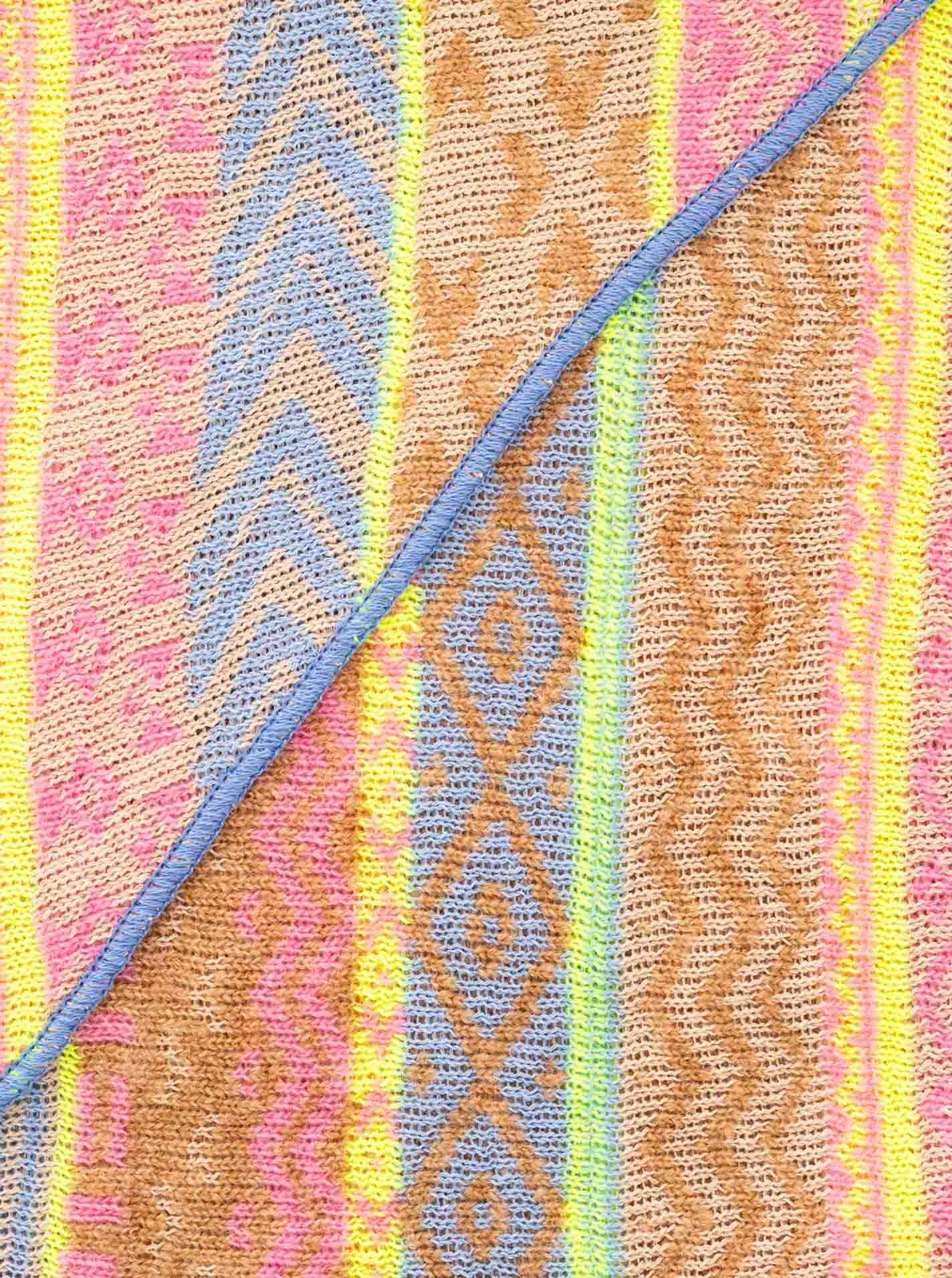 Cashmere Mix Dreieckstuch "Jaquard"